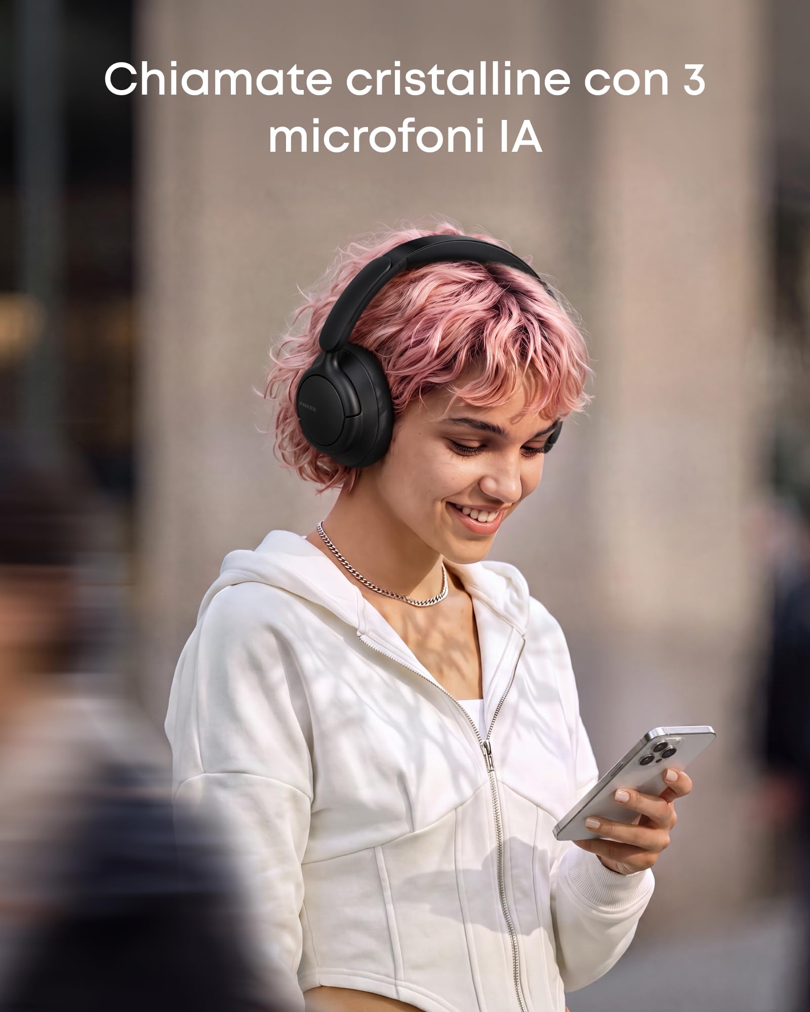 Soundcore Anker Q31i Cuffie Bluetooth 6.0 con cancellazione del rumore ANC