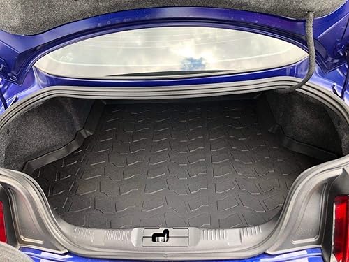 Miniatura 8 de EACCESSORIES EA Tapete de maletero para Ford Mustang Shelby GT350 GT350R 2015-2023 Tapetes resistentes a la intemperie para maletero de