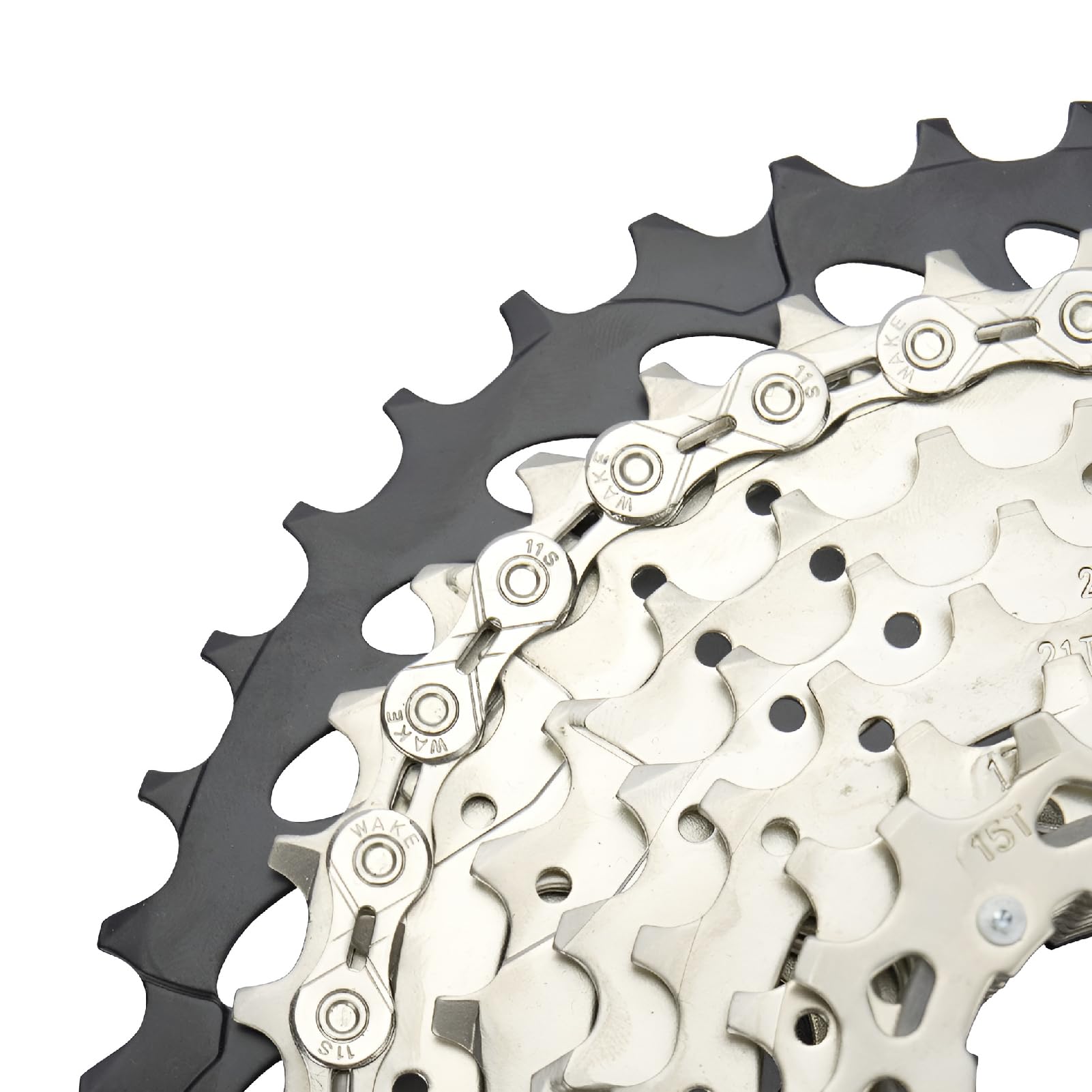 BESNIN Catena Bici 11 Velocità in Acciaio al Carbonio con Collegamento Rapido, 1/2 x 11/128 Pollici 116 Maglie, Catena MTB di Ricambio per Mountain Bike, Bicicletta da Strada