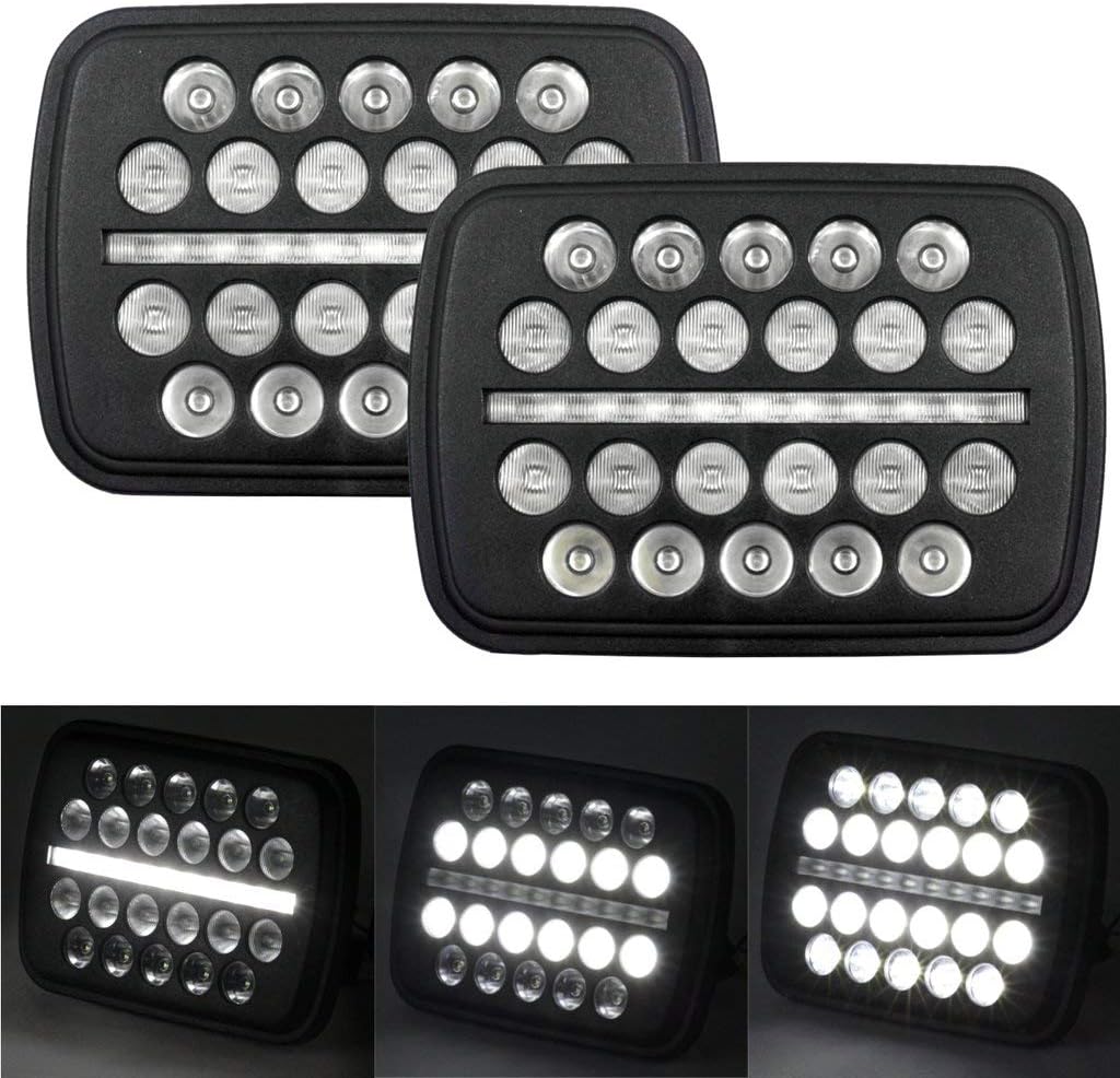 Eagle Lights 5 x 7 Slim LINE Multi LED Projection Headlight (2 Lights)