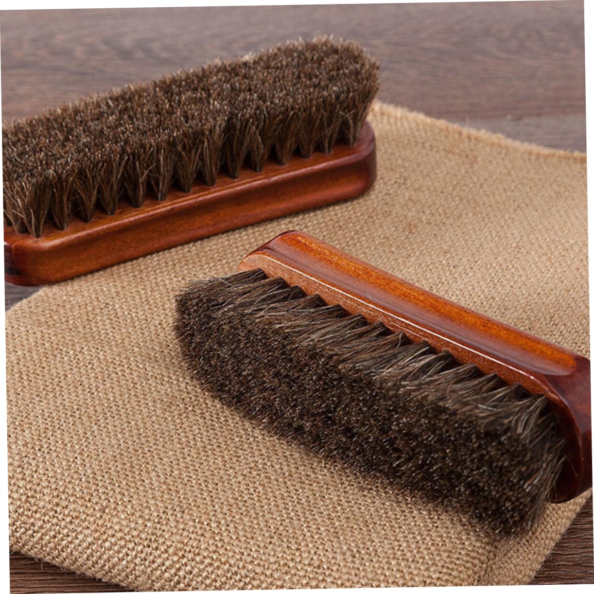 Holibanna 8piezas Cepillo De Cerdas De Caballo para Brillar y Limpiar Zapatos Cepillo De Pulido Práctico y Conveniente para Cuidado De Calzado