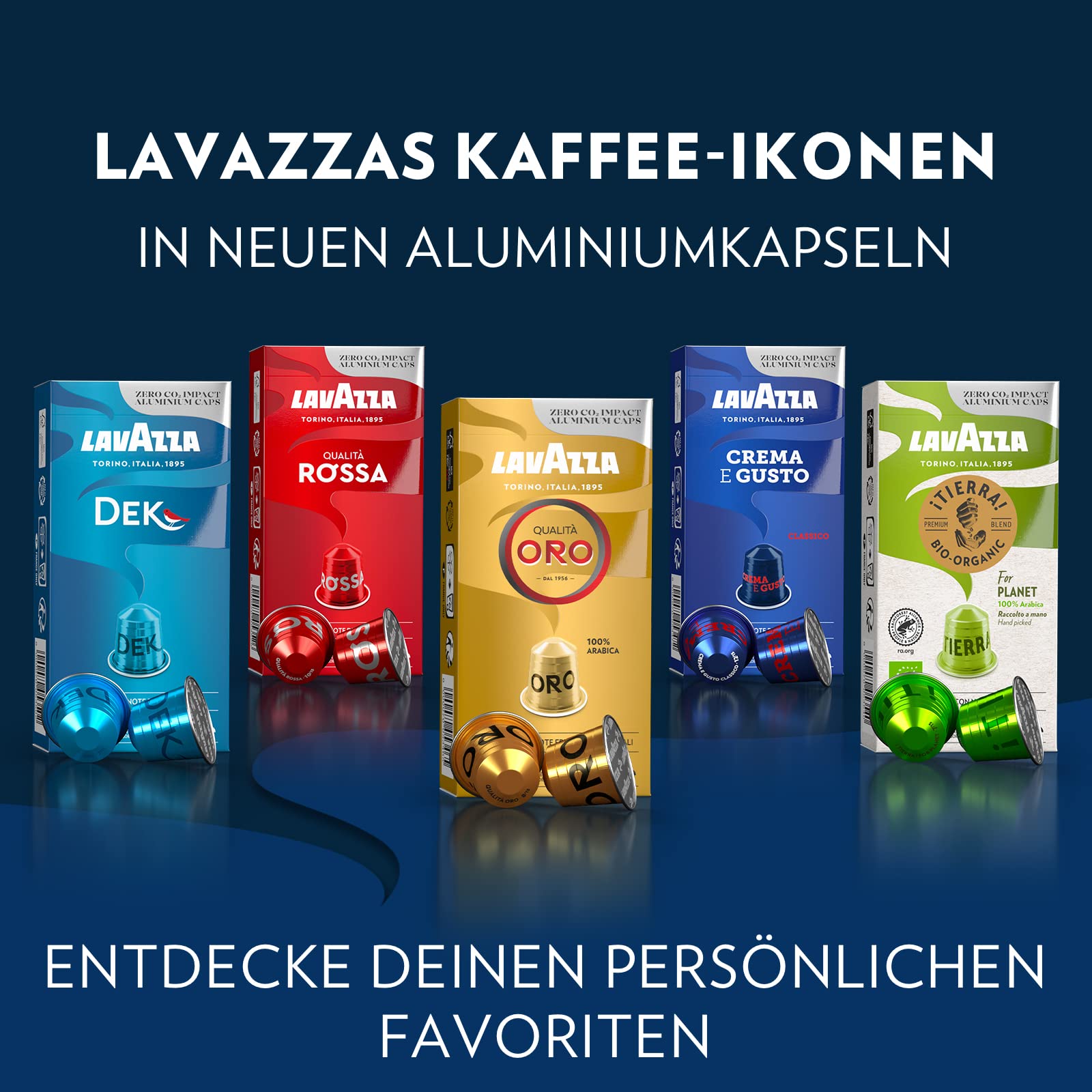 Lavazza Espresso Qualita Rossa , vollmundiger und ausgewogener Espresso, 30 Kapseln, Nespresso kompatibel