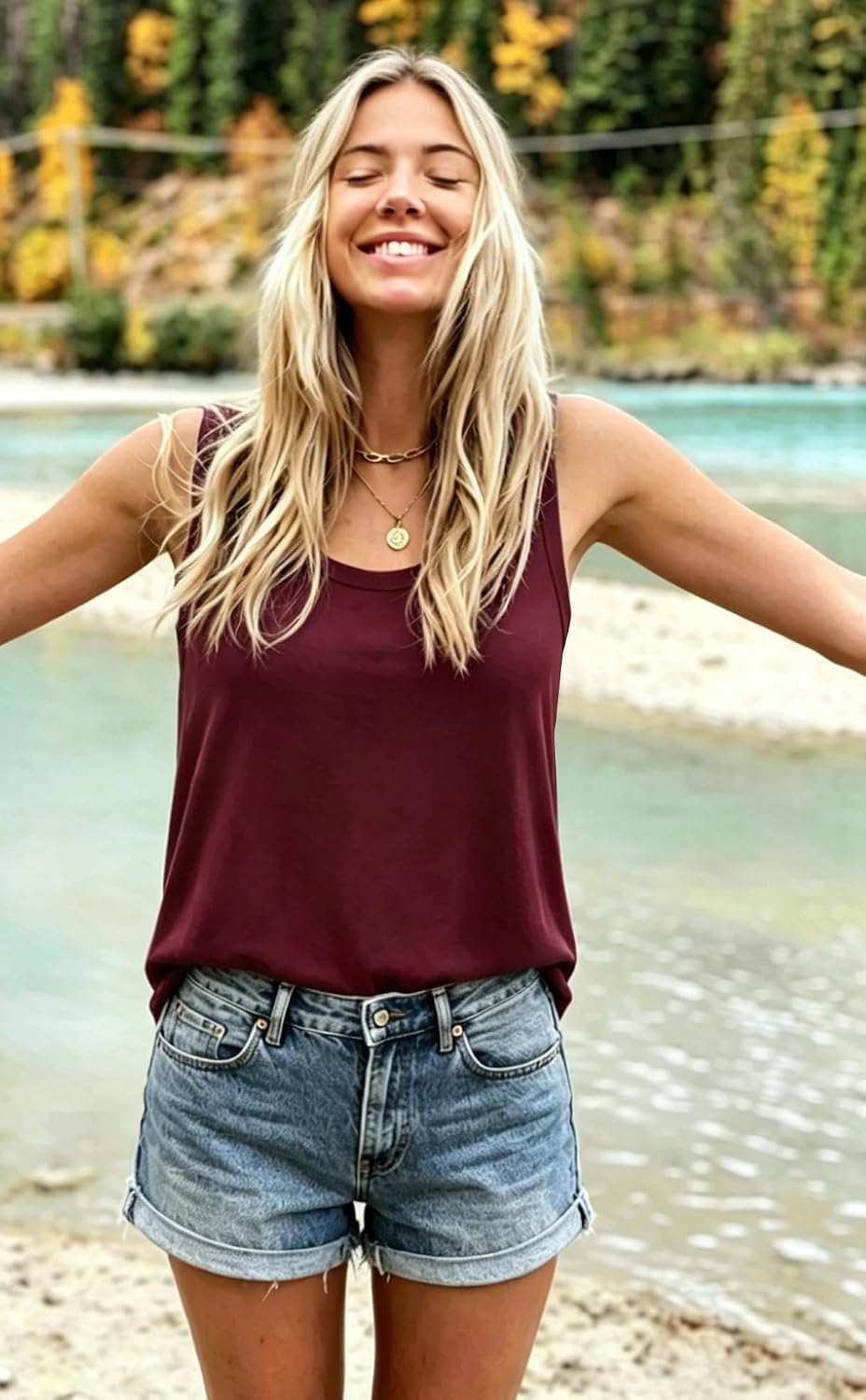 Tank Tops for Women Summer Sleeveless Casual Loose Fit Tunic Tops 2026 image 2