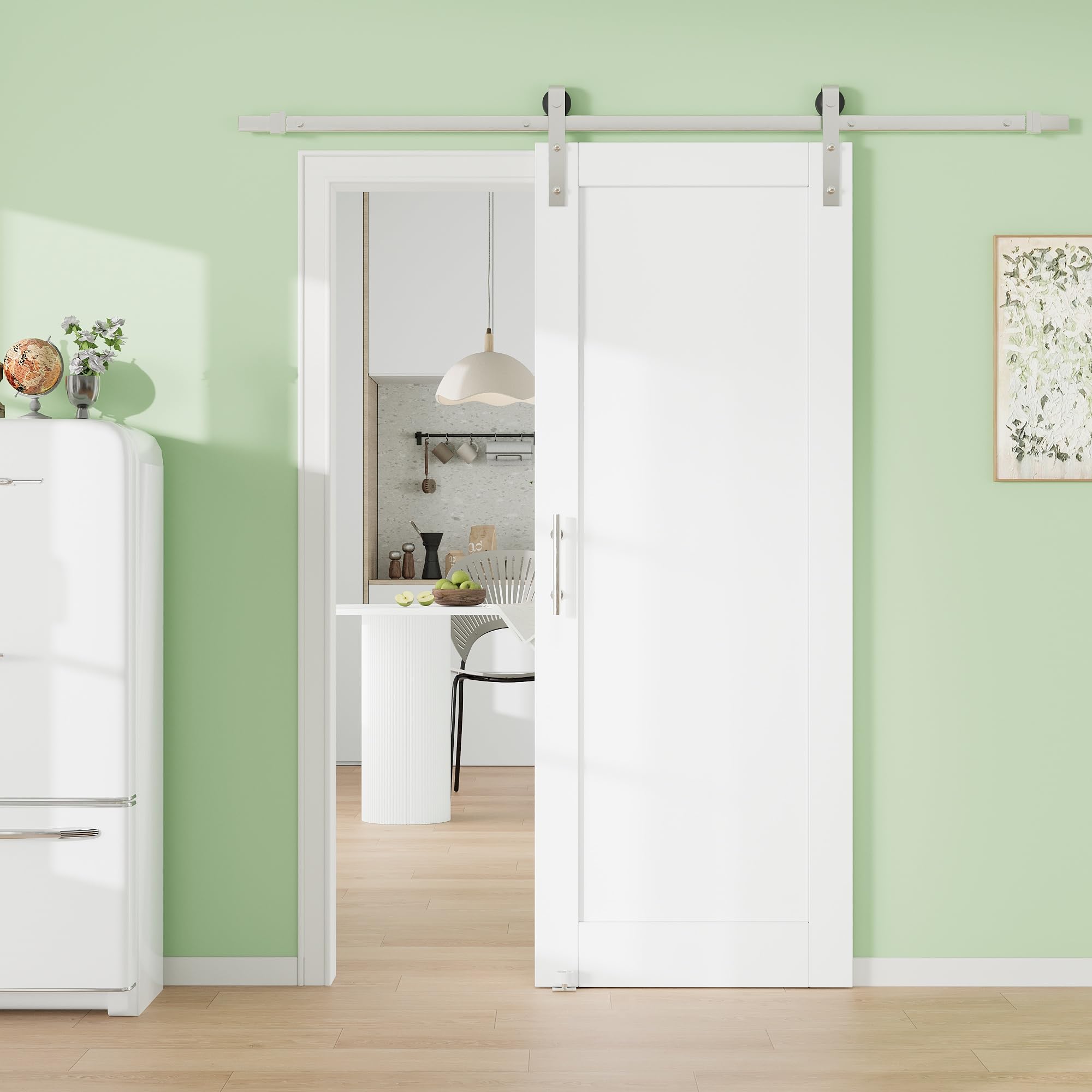 30in x 80in Presembled Barn Door with 72" Track Kit