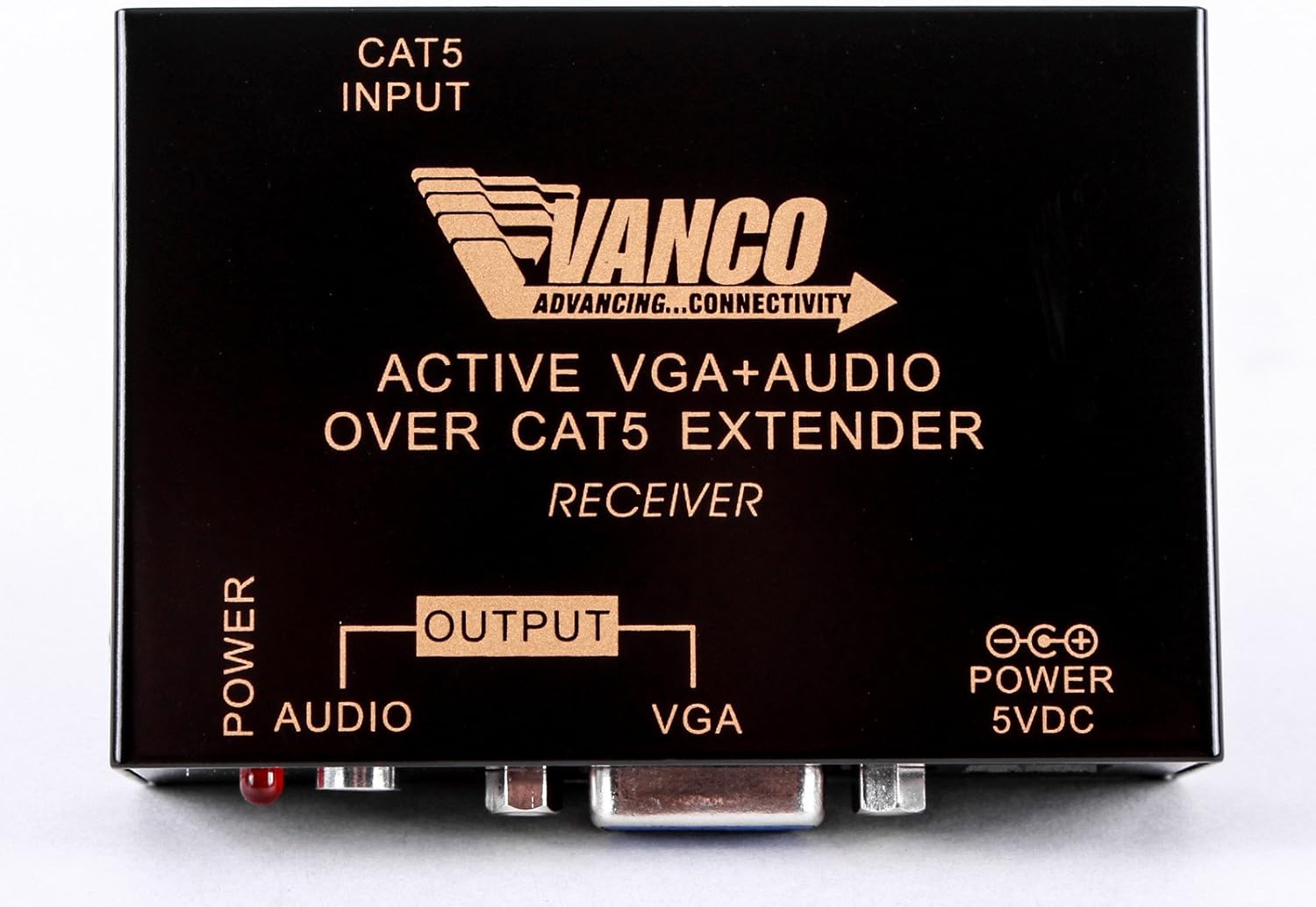 Vanco 280544 Vga Over Cat5E/Cat6 Extender with Audio (500 Ft)