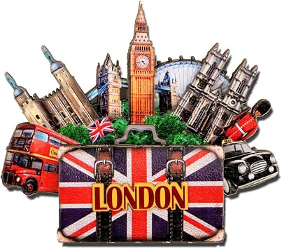 London Magnet 4 Inch 3D Big Ben Magnet and London Landmarks