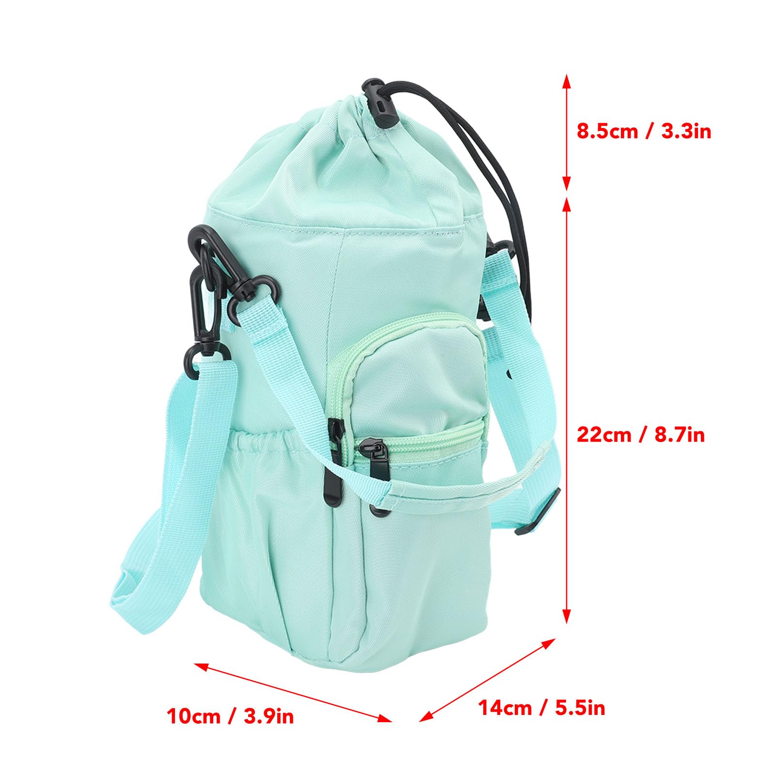 Hukidat Wasserflaschenhalter Mit Umhängeriemen – Isoliert, Praktisch & Freihändig Für Outdoor