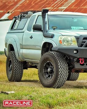Raceline Wheels 981 RAPTOR Wheel Black 16X85X127 Bolt Pattern 0mm Offset/(4.5B/S) 8 Spoke Aluminum Passenger Car Wheels, Full Size Replacement Black Car Rims