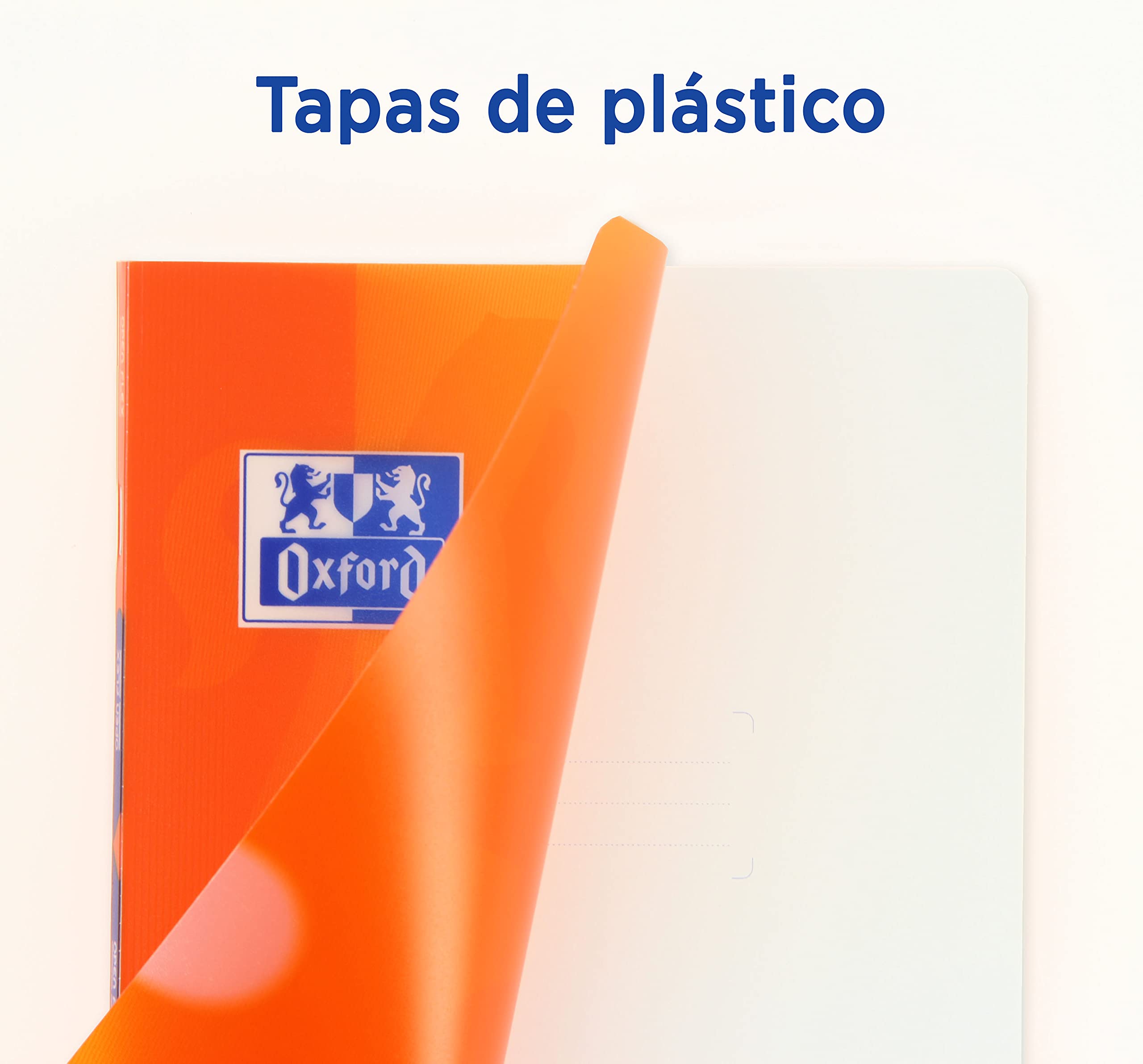 Oxford Quaderni con copertina in plastica, 10 pezzi, formato A4, 48 fogli, 1 riga orizzontale.