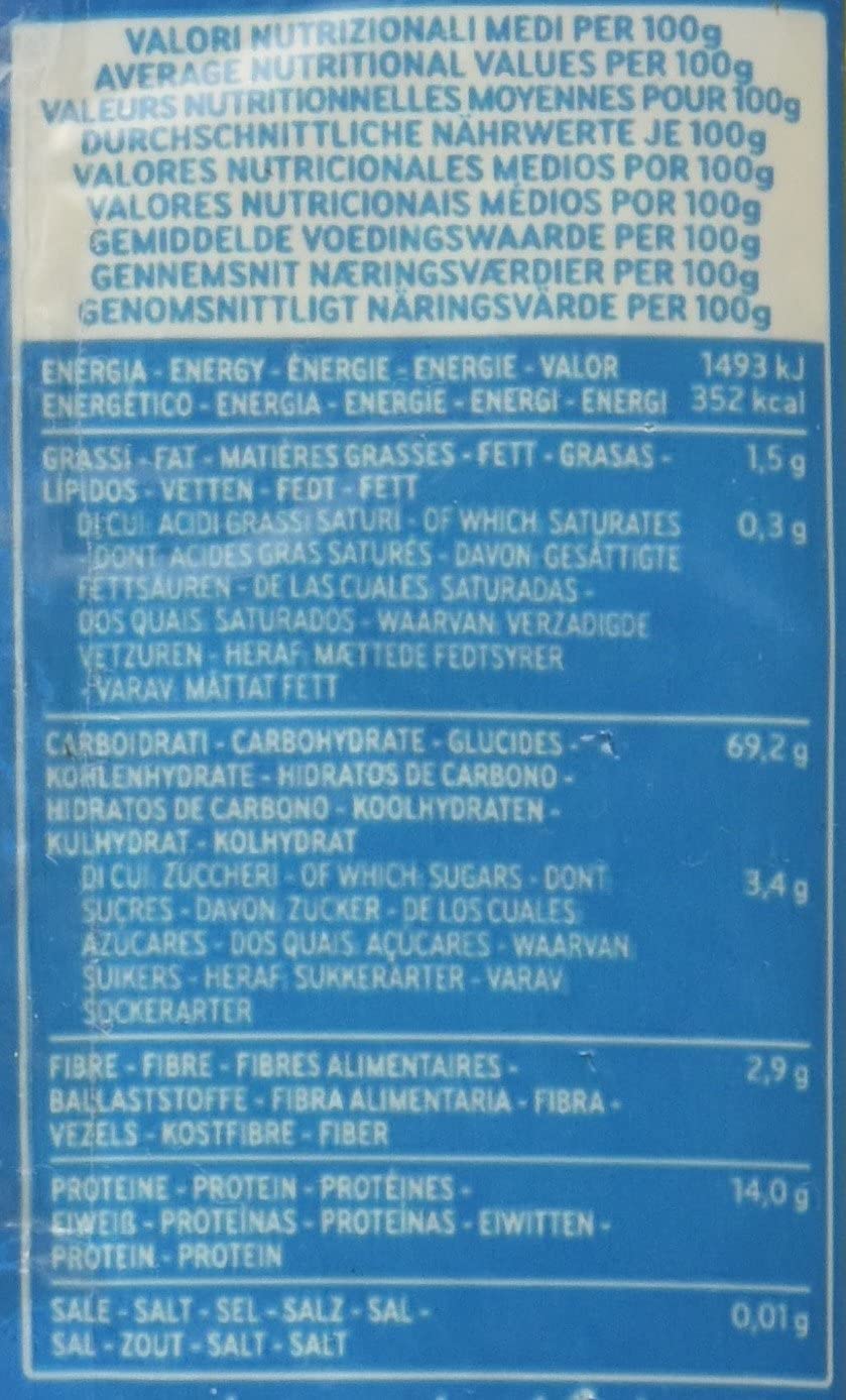 20 x De Cecco Pasta 100% Italiano Paleta n° 75 Pasta Corta 500g