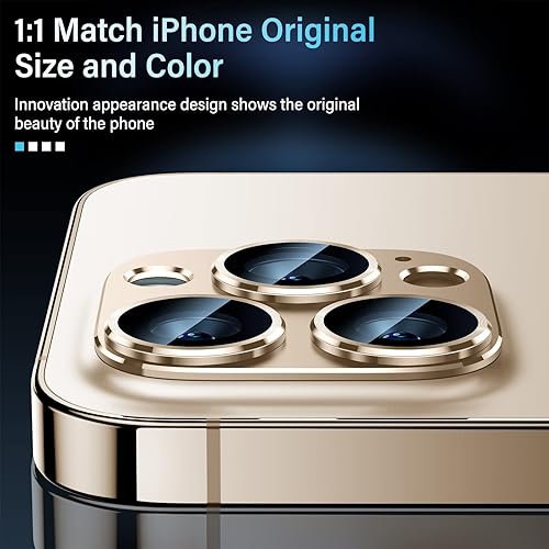 Vista 147 de Uyiton - Protector de lente de cámara de iPhone 13 Pro y 13 Pro Max, fuerte absorción, protección anticaídas, cubierta de cámara trasera, vidrio