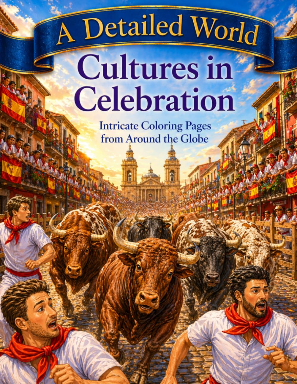 A Detailed World: Cultures in Celebration: Intricate Coloring Pages from Around the Globe