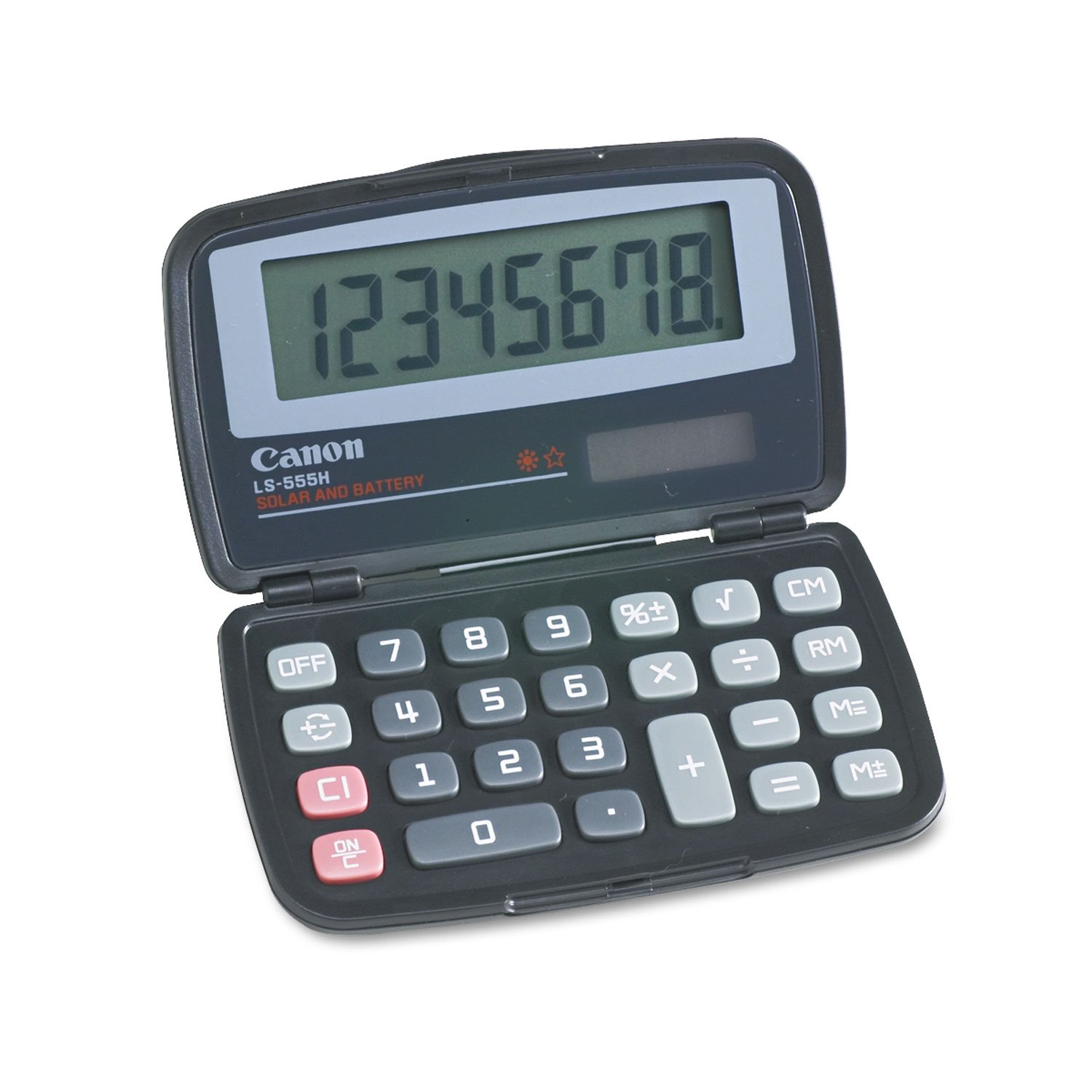 Canon 4009A006AA LS555H Handheld Foldable Pocket Calculator 8-Digit LCD