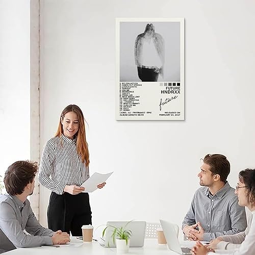 Miniatura 5 de ALKANI Póster de Future Hndrxx - Póster de música, póster de arte en lienzo para decoración de dormitorio, 12 x 18 pulgadas