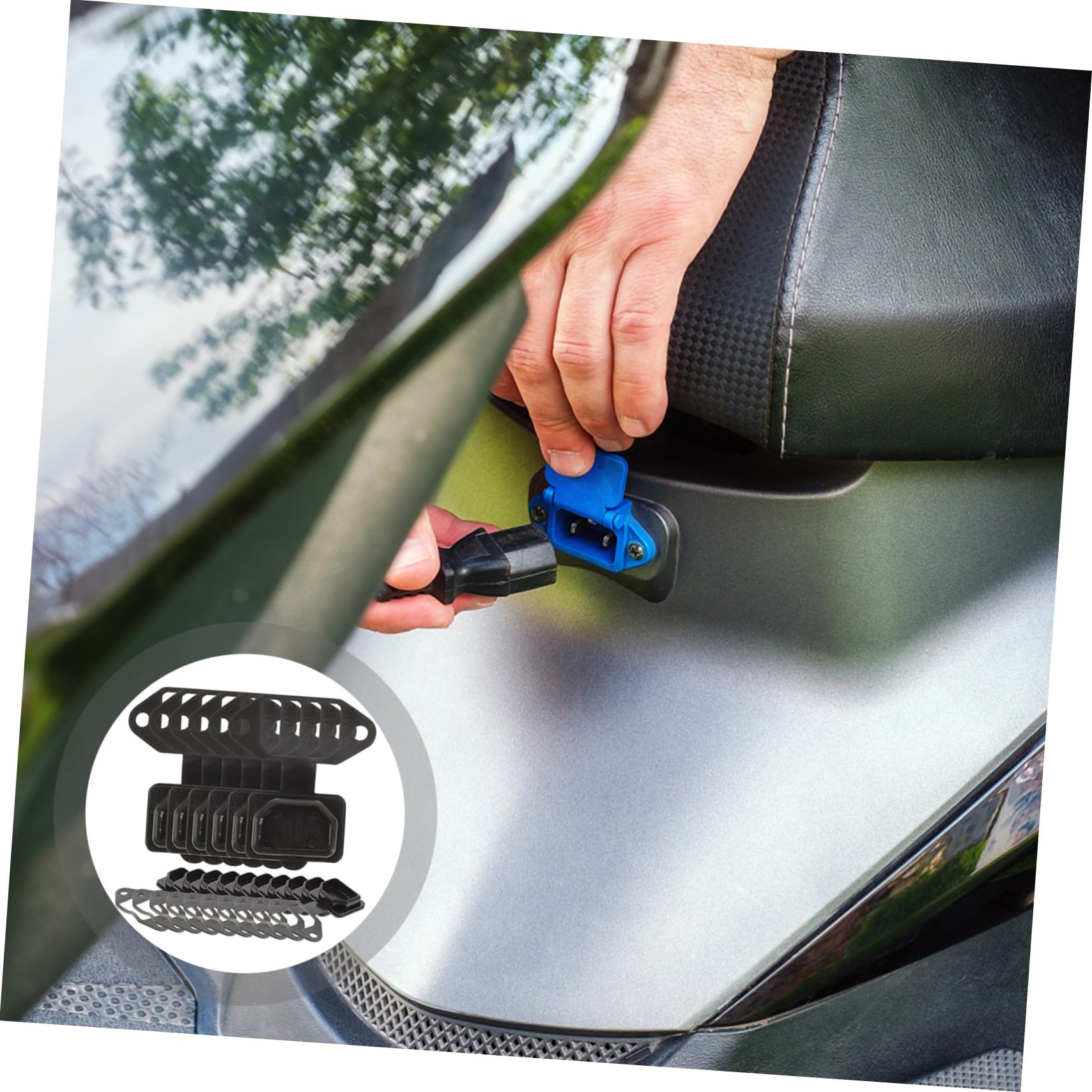 96 Piezas Tapones Enchufes Resistente para Exteriores Protección Polvo y Agua para Prolongar Vida Útil Enchufe Fácil Instalación Cubiertas Seguridad