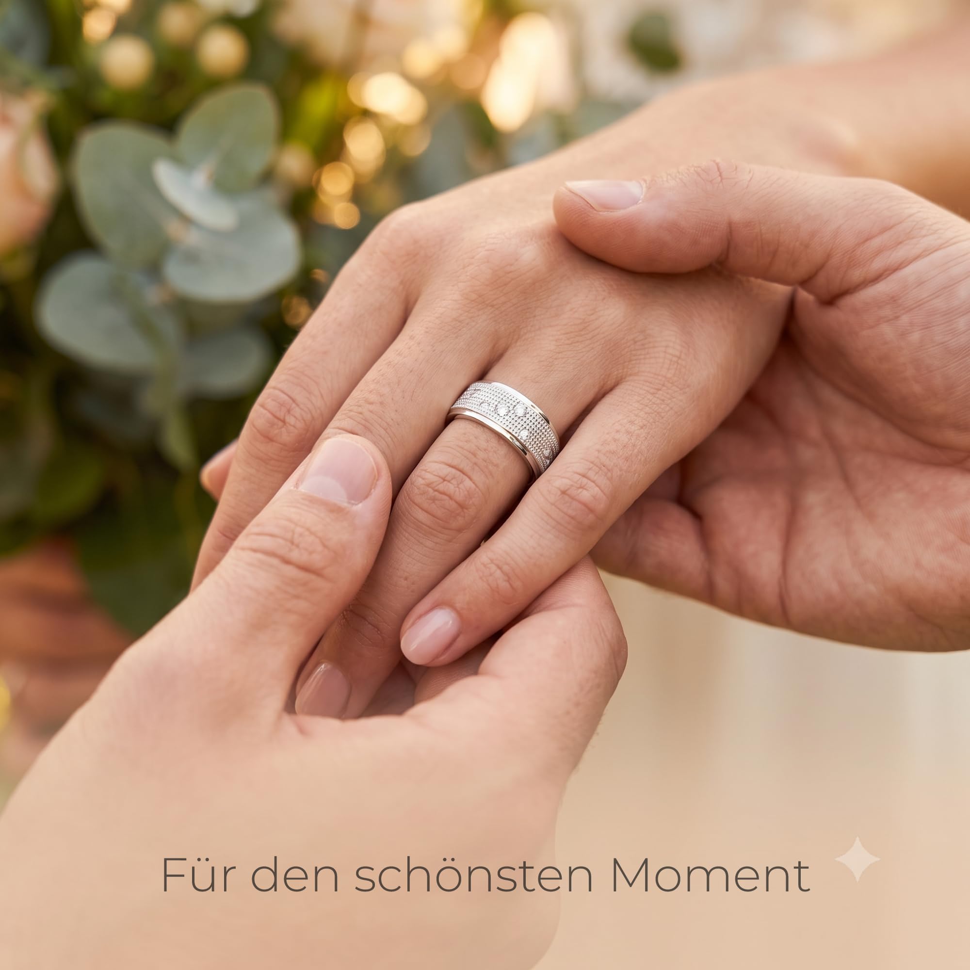 Kolibri Rings Damenring 11 Zirkonia Steine Sterling Silber 925 Ehering Verlobungsring Partnerring Freundschaftsring Ring - Gratis Gravur und Etui