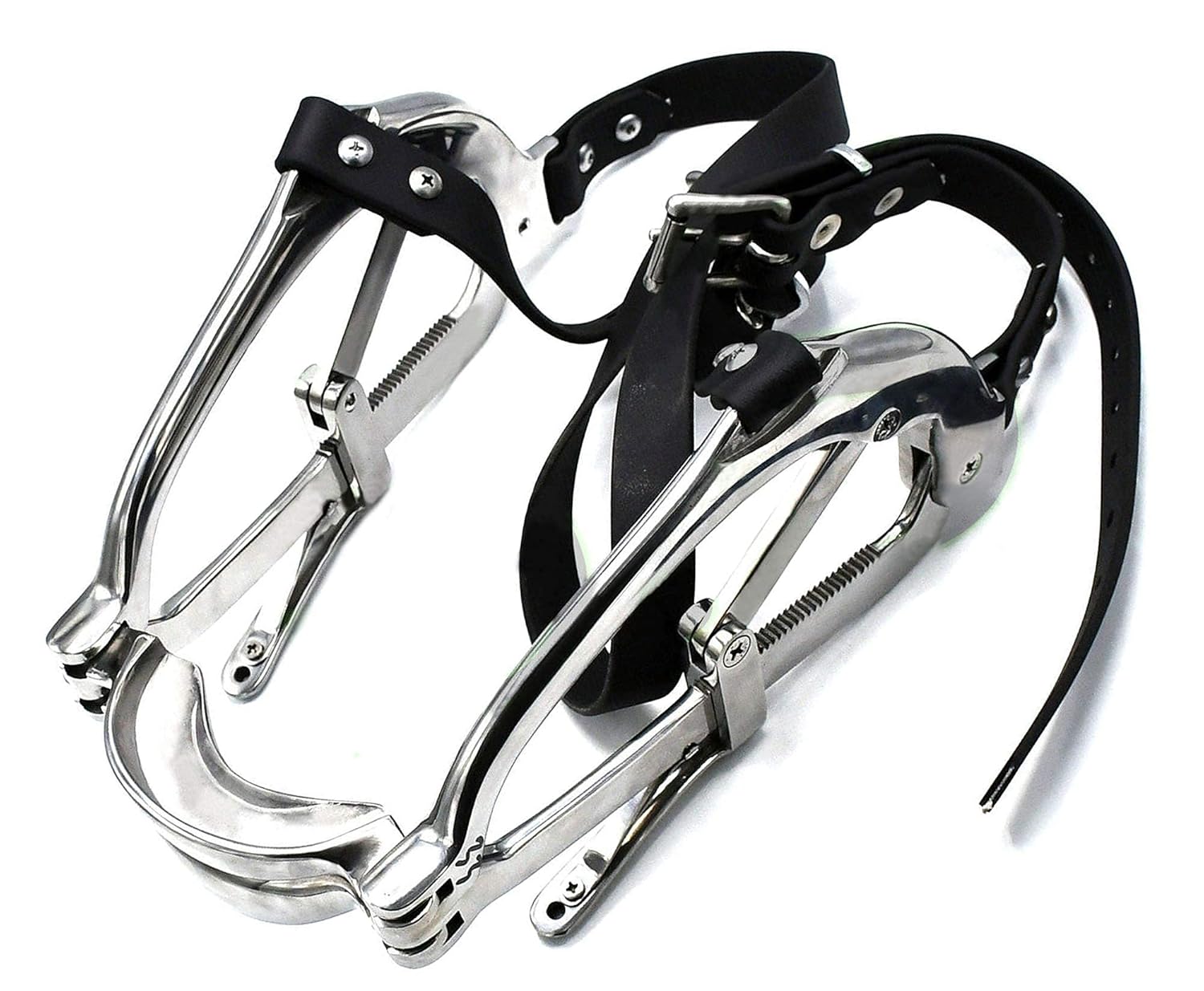 Amazon.co.jp 馬のポニー デンタルスペキュラム 馬の口/ギャグオープナー ステンレススチール レザー付き VT1118