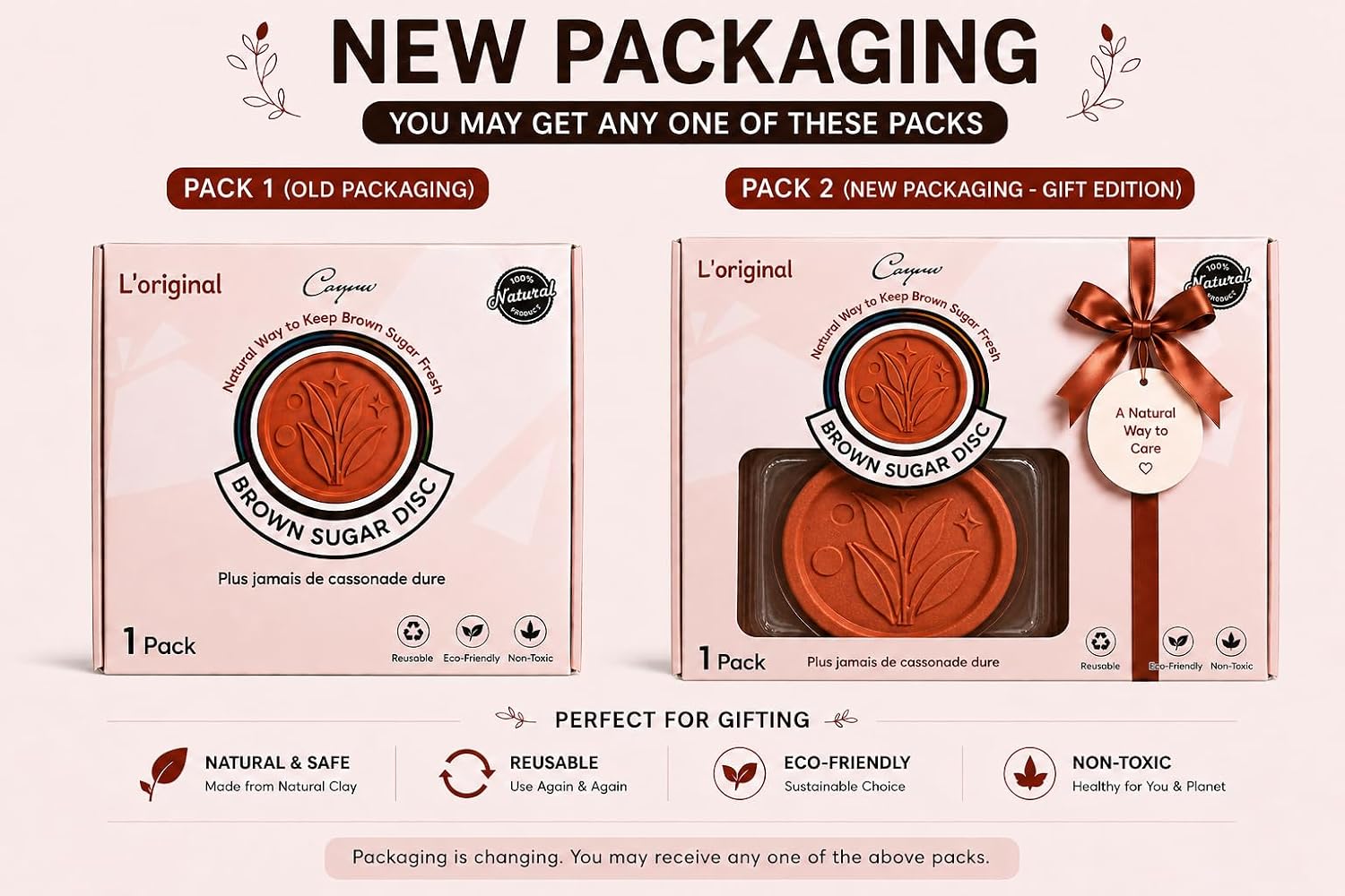 Terracotta Brown Sugar Saver & Softener Disc, Pack of 1 (1 pack) image 2