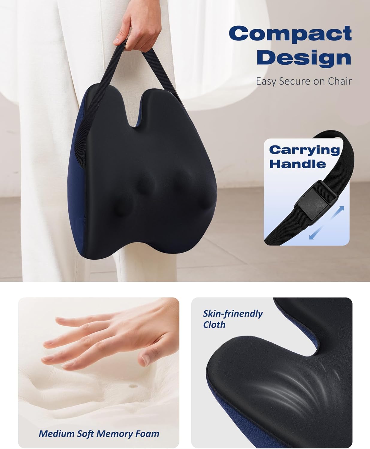 Shiatsu Neck and Back Massager with Heat, Neck and Shoulder Massagers, Deep Tissue Kneading Massage Pillow for Lower Back, Shoulder, Leg Muscle Pain Relief, Relax Christmas Gift for Woman Man Dad Mom - Image 7