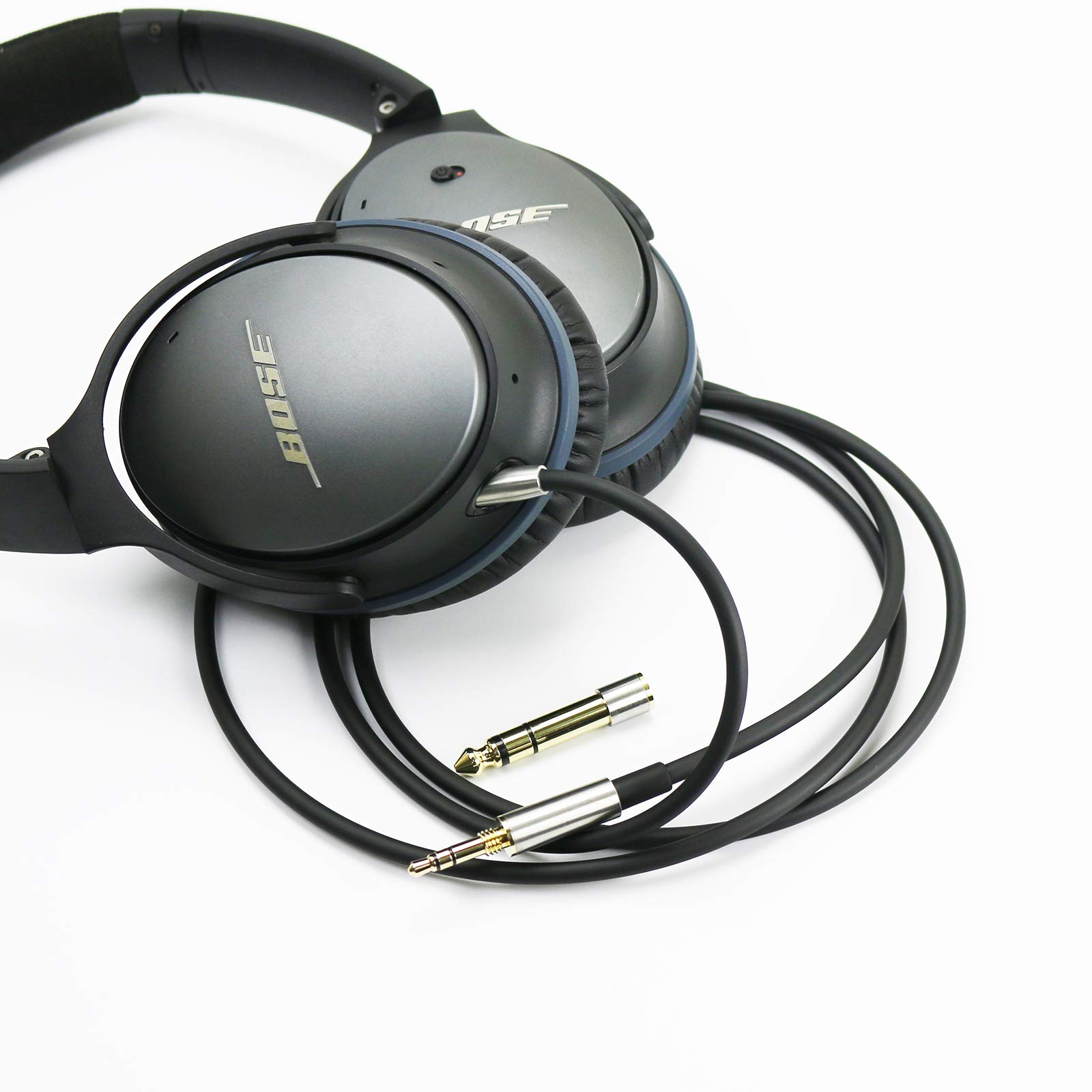 Ersatz-Audiokabel Für Bose QC3 QuietComfort 3 Kopfhörer – Schwarz, Passgenau Ersatz-Audiokabel Für Bose QC3 QuietComfort 3 Kopfhörer – Schwarz, Passgenau