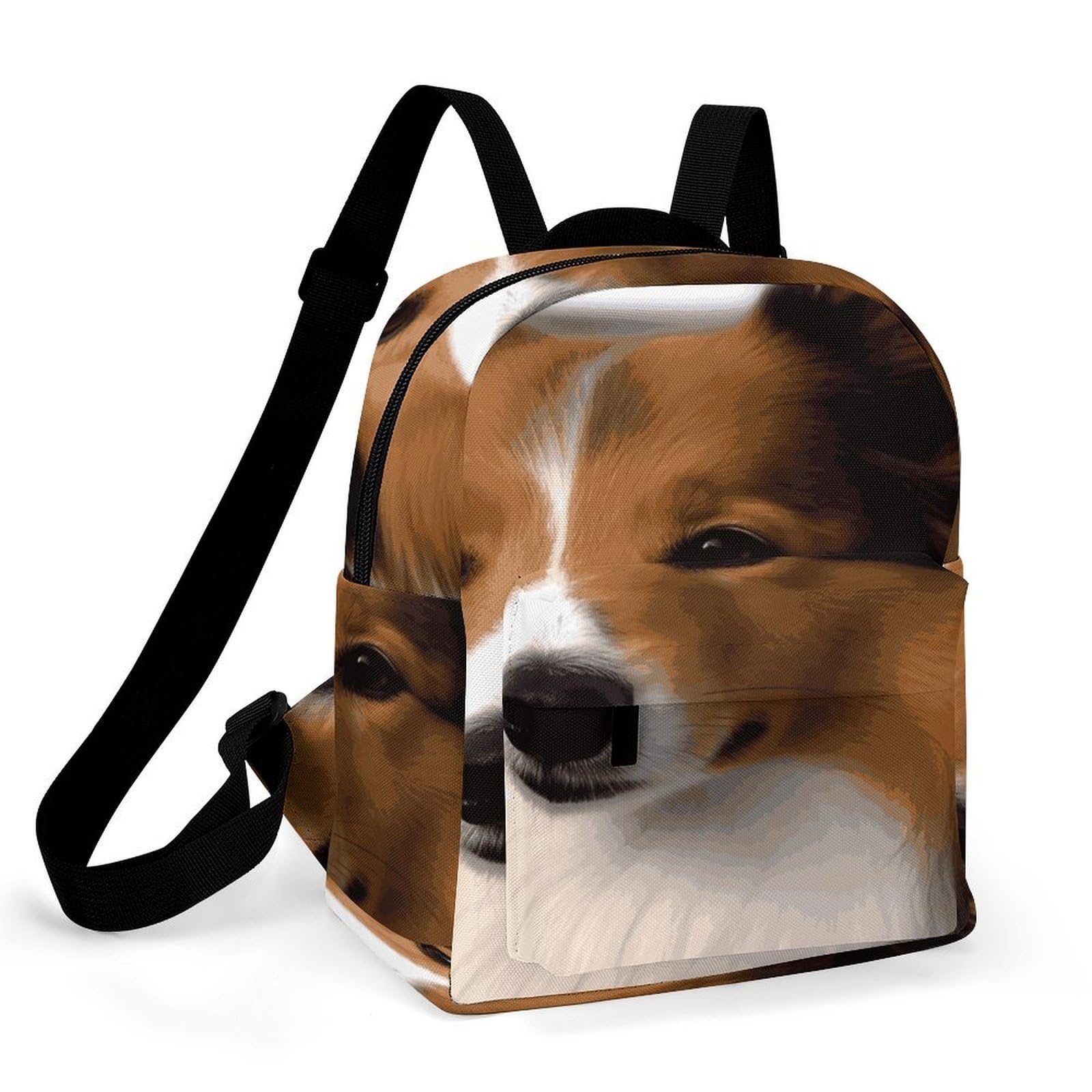 Mochila impermeable de Shetland Sheepdog unisex con base sólida 8