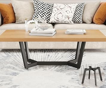 Coffee Table Base,18 Inch Table Legs for Glass, Marble, and Wood Table Tops, Metal Pedestal Leg for Coffee Table, End Table,Heavy Duty Furniture Legs for Living Room,Kitchen,Office 18 inch