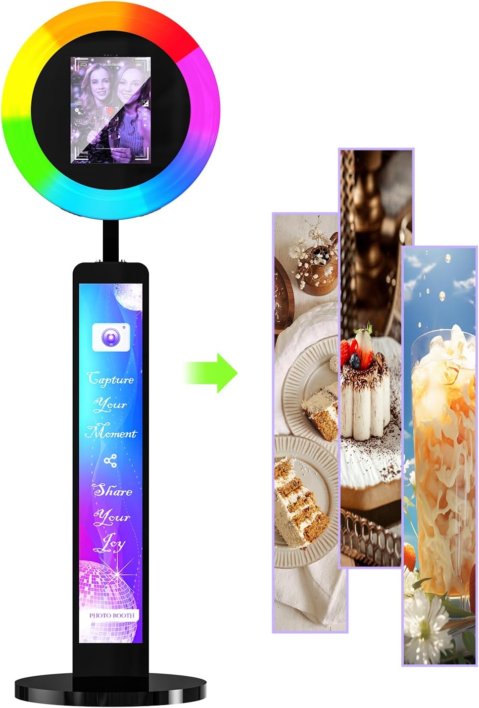 Custom Logo for HARZHI Portable Photo Booth