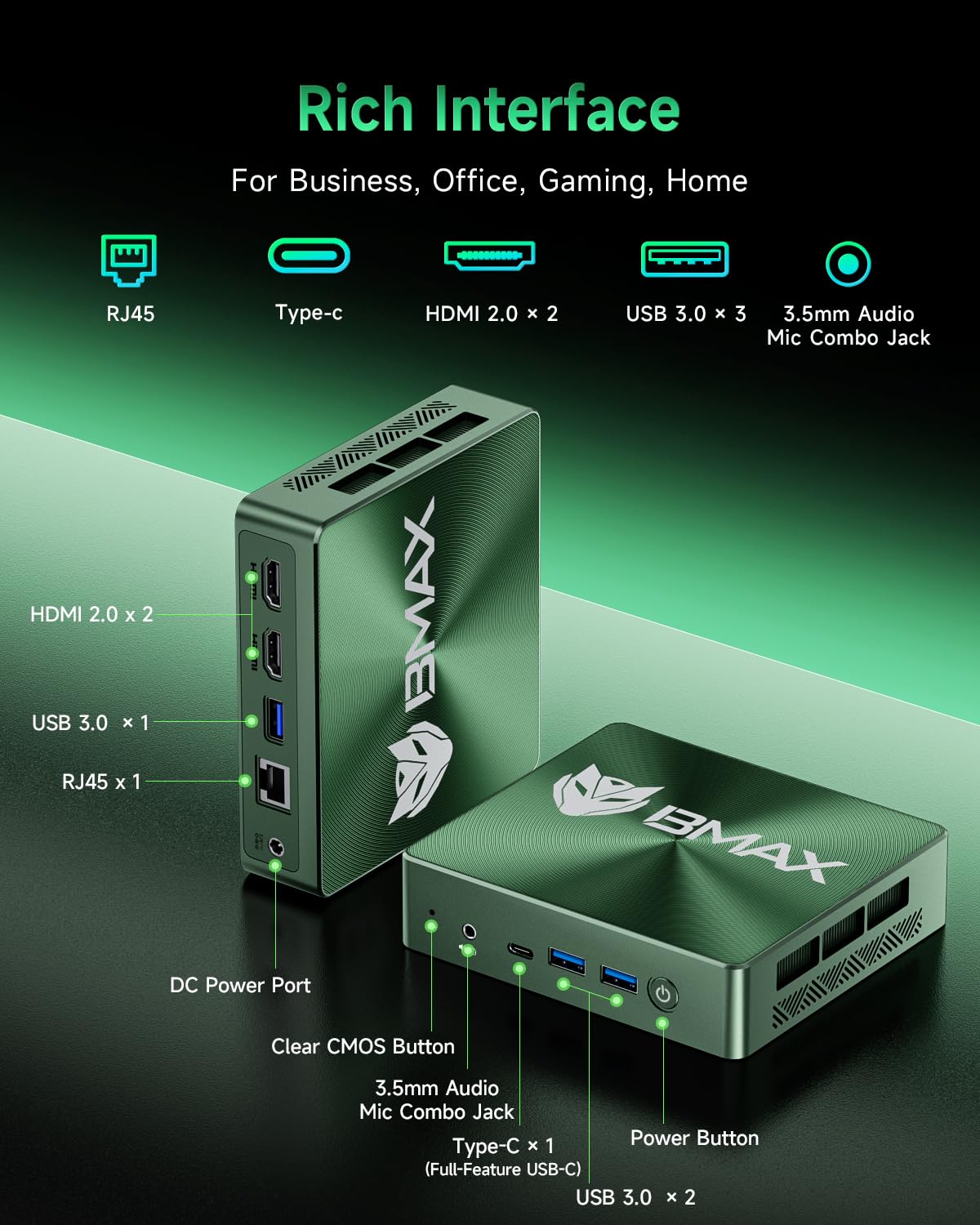 Amazon.co.jp: Bmax Mini PC B6 Plus Intel i3-1000NG4 (最大3.2Ghz 2C