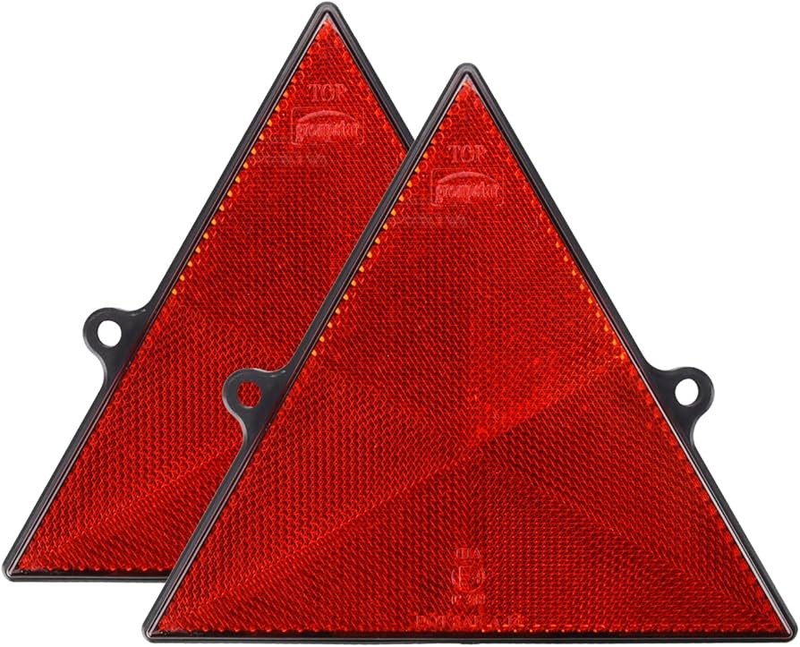 三菱　ジープ　リフレクター　反射板 車検対応！！リフレクター（後部反射器）角形 | すべての商品