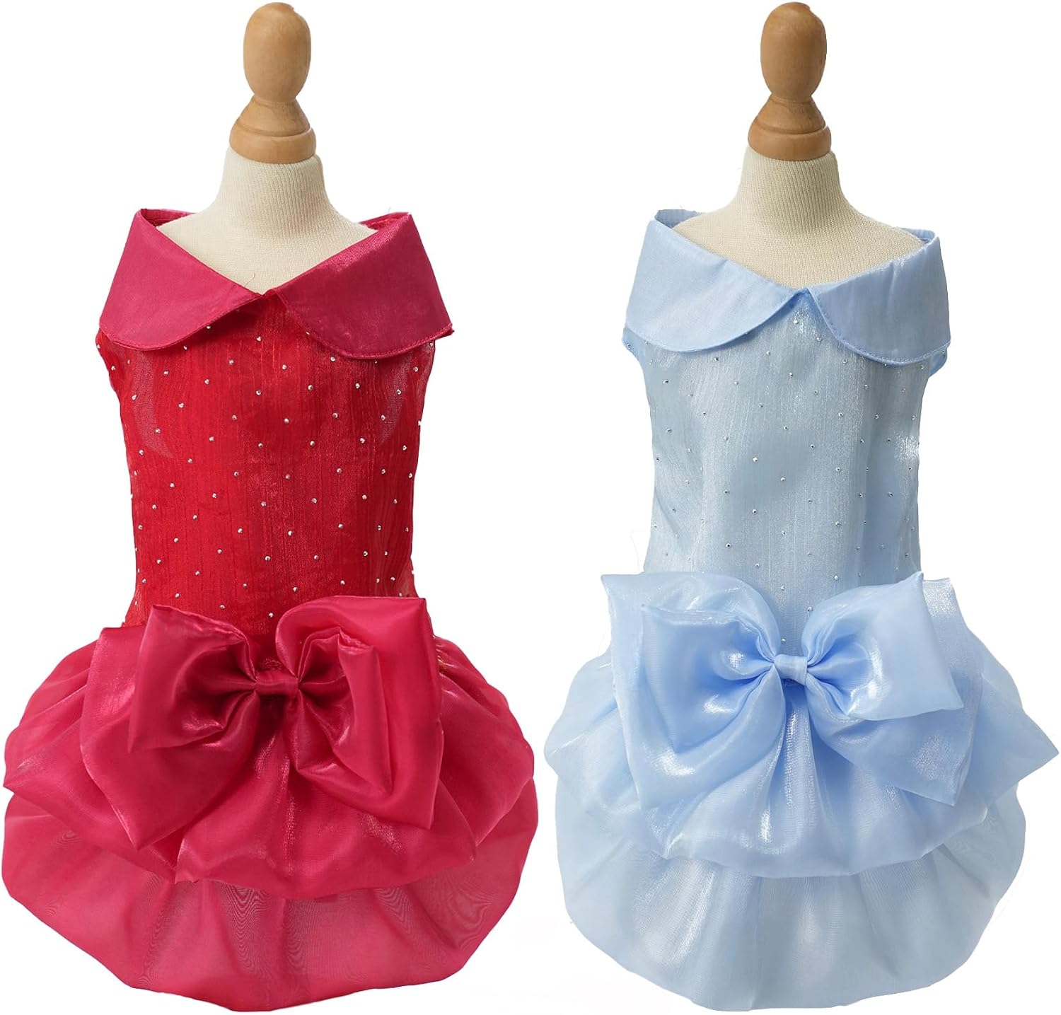 MAMORE Dog Dresses for Small Medium Large Dogs Girl,Fancy Dog Clothes Outfit Puppy Birthday Party Princess Dress