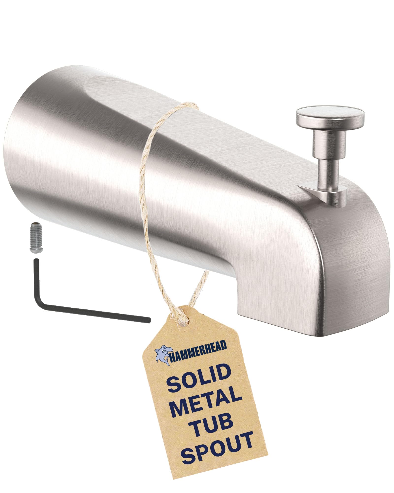 HammerHead Showers Solid Metal Tub Spout