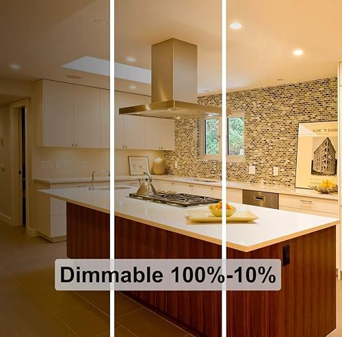 Miniatura 5 de Vinaco PAR30 - Luz de inundación de 100 W, paquete de 6 unidades de alto brillo 1500LM PAR30 halógeno de cuello largo regulable, PAR30L inundación