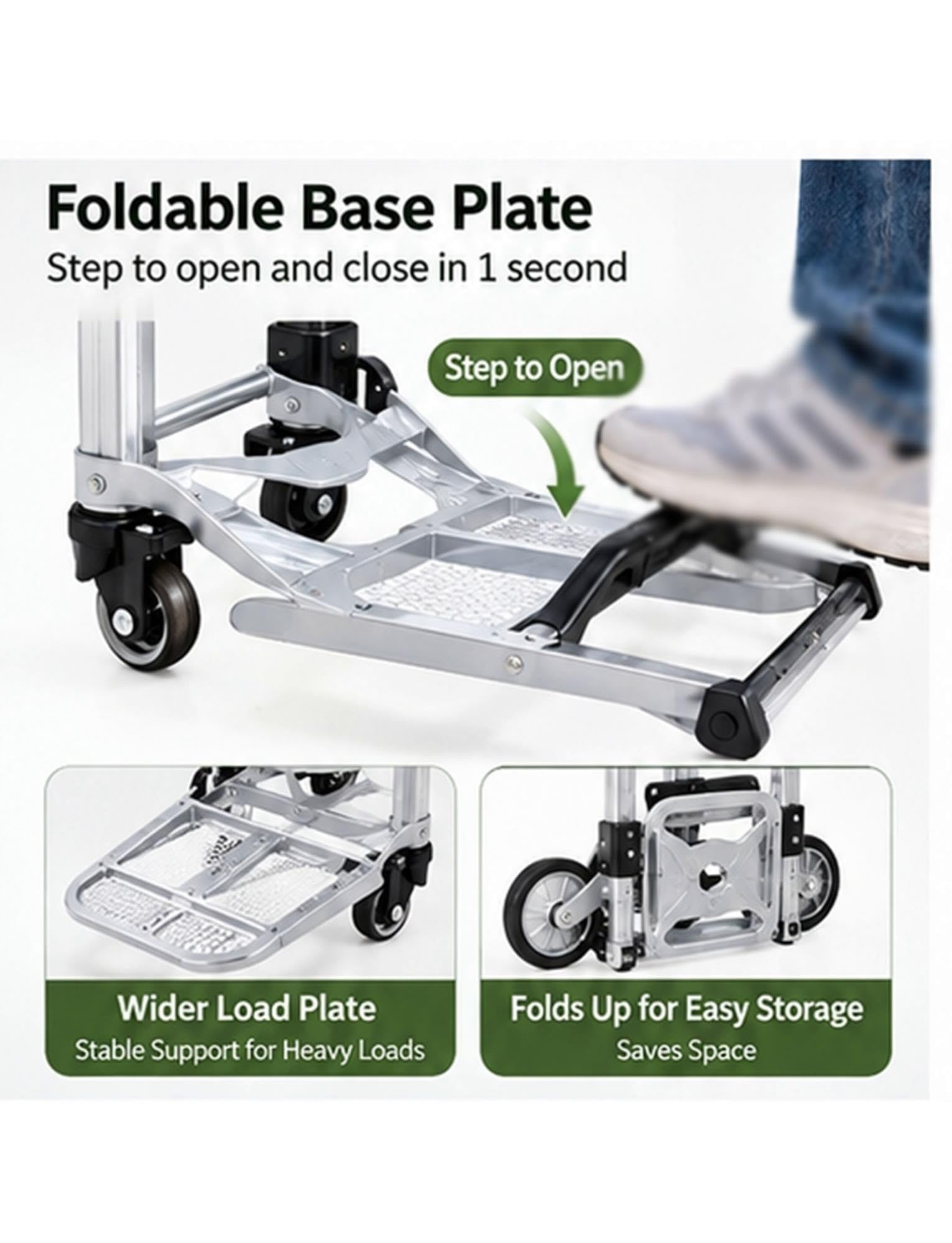 Carretilla Sube escaleras Plegable para garrafones, Compra y mudanza