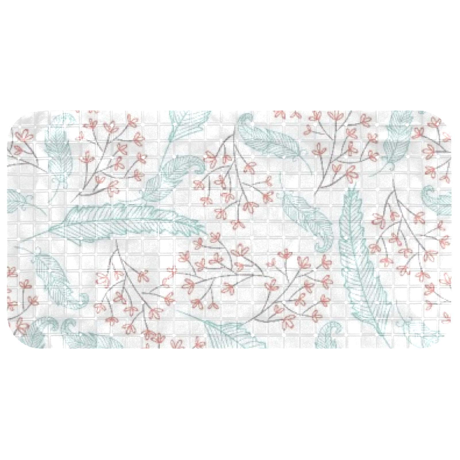 Tapis de bain bébé Bennigiry sans BPA perforé avec ventouses de fixation