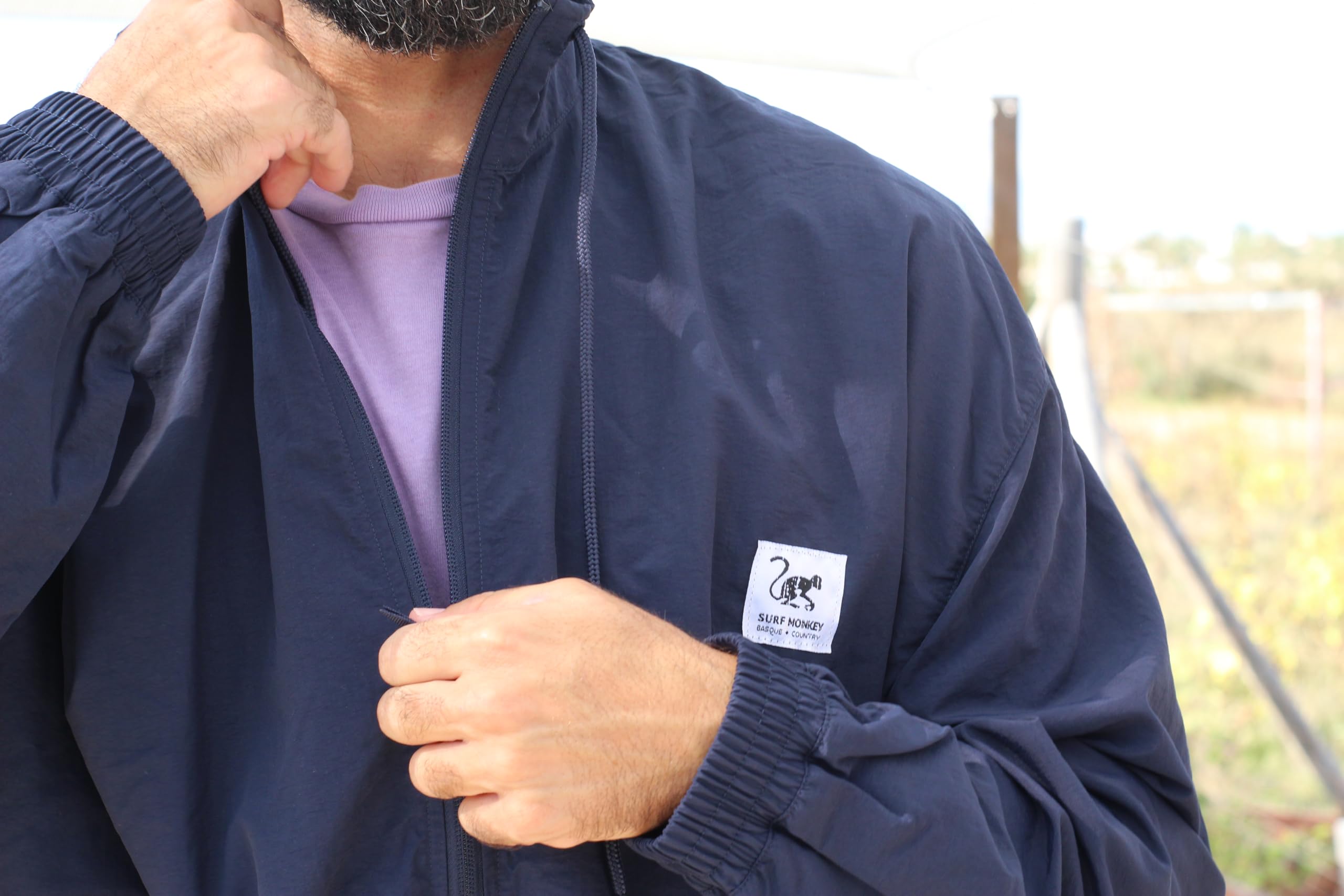 Surf Monkey Chaqueta urbana Hombre - Poliester reciclado - Waterproof - Fluorine-free DWR