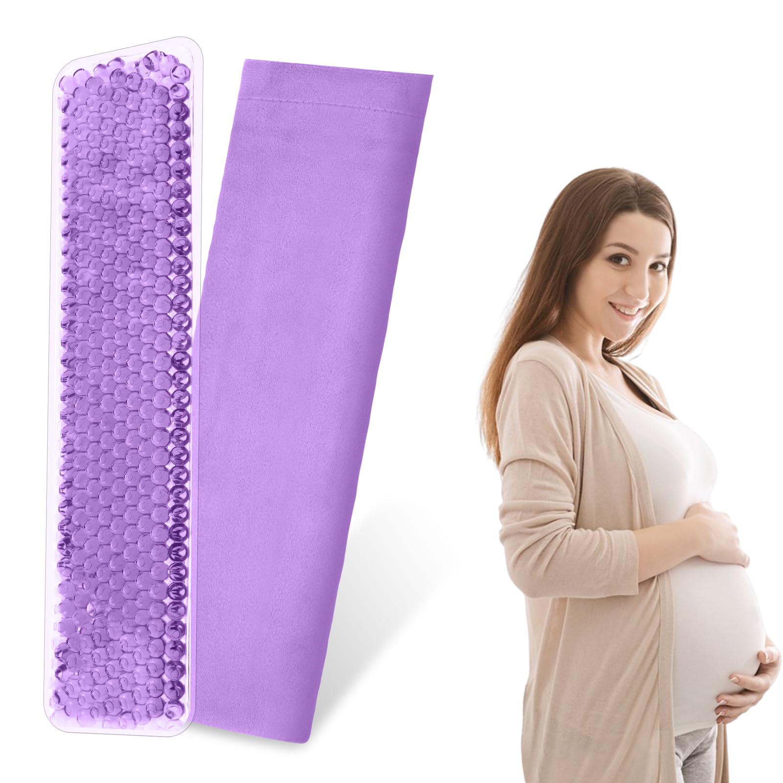 ACWOO Kompres do połogu tygodnia, zimny i ciepły, do cięcia cesarskiego, hemoroidów lub bólu menstruacyjnego, bólu i dolegliwości (fioletowy)