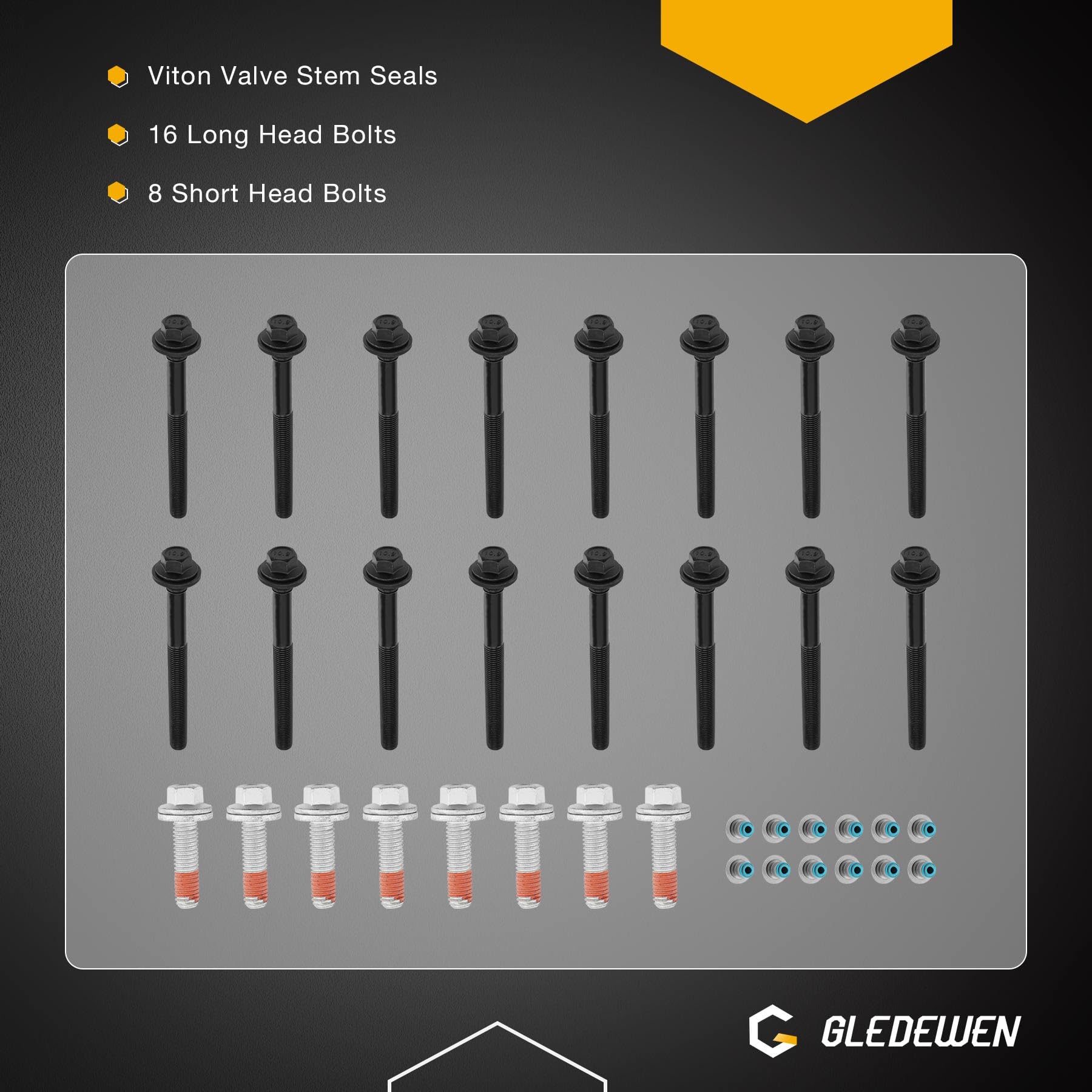 Mizumo Auto MA-4216956735 Head Gasket Set Bolts Lifters Compatible With/For 99-03 Dodge Dakora Durango Ram Jeep 4.7 SOHC - Foto 8