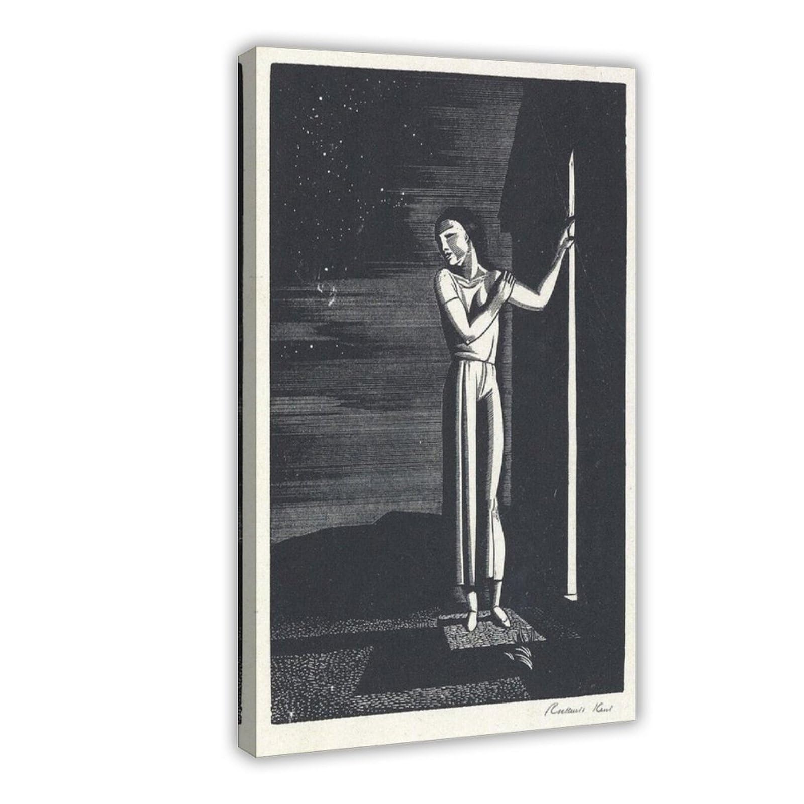 Nuit étoilée Rockwell Kent pour habiller un mur vide de salon ou bureau - 8