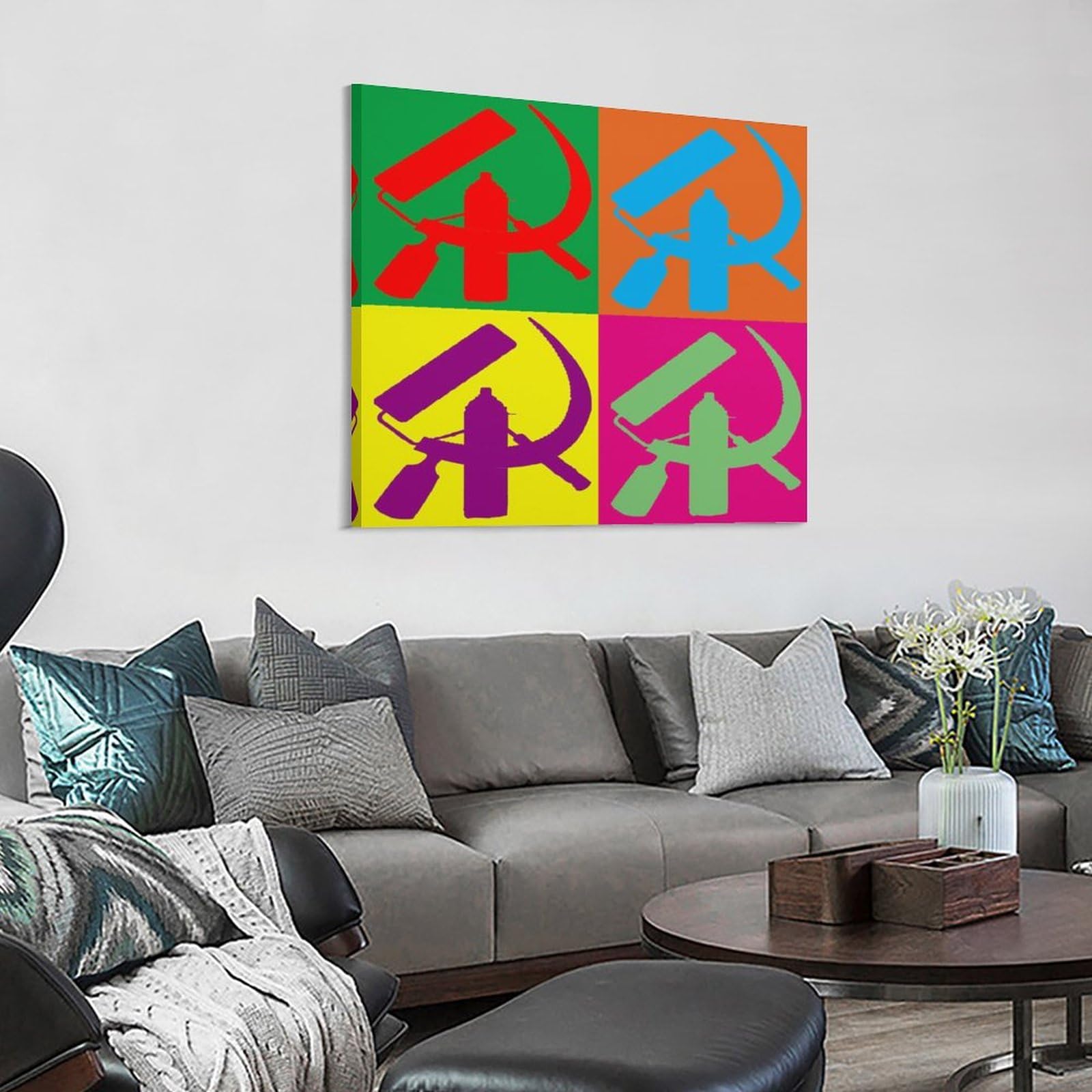 Amazon.co.jp: Andy Warholアンディ・ウォーホル《ロゴ》絵画 ポスター