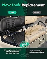 Vista 4 de SCITOO Conjunto de respaldo de asiento delantero para Club Car DS 2000.5-up carrito de golf, cojines de reemplazo de estilo de fábrica