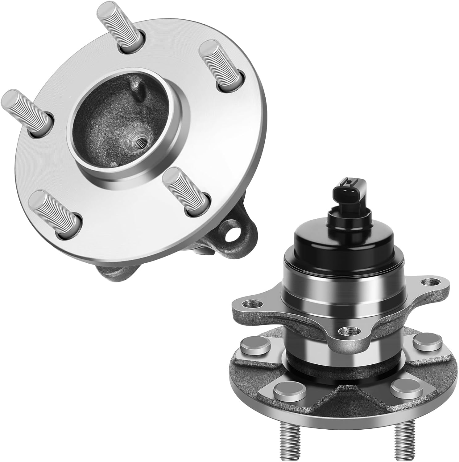 SCITOO 2 x Front Wheel Bearing and Hub Assembly Fit 2001 2002 2003 2004 2005 2006 For Lexus LS430,W/ABS 5-Lug 4.3L 513163