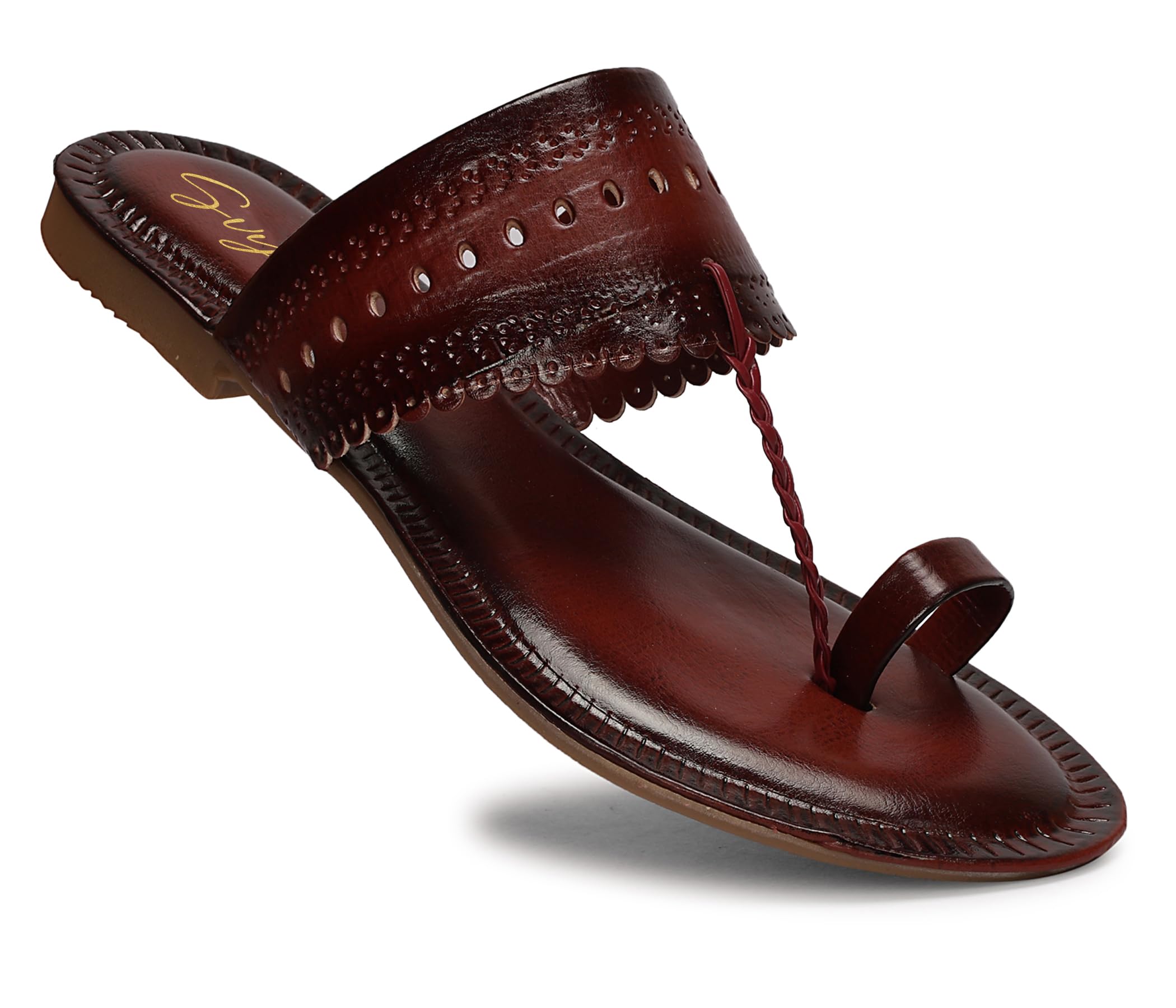 Lightweight Women’s Flat Sandals for Casual & Ethnic Wear Slip-On Sandals-picture-45