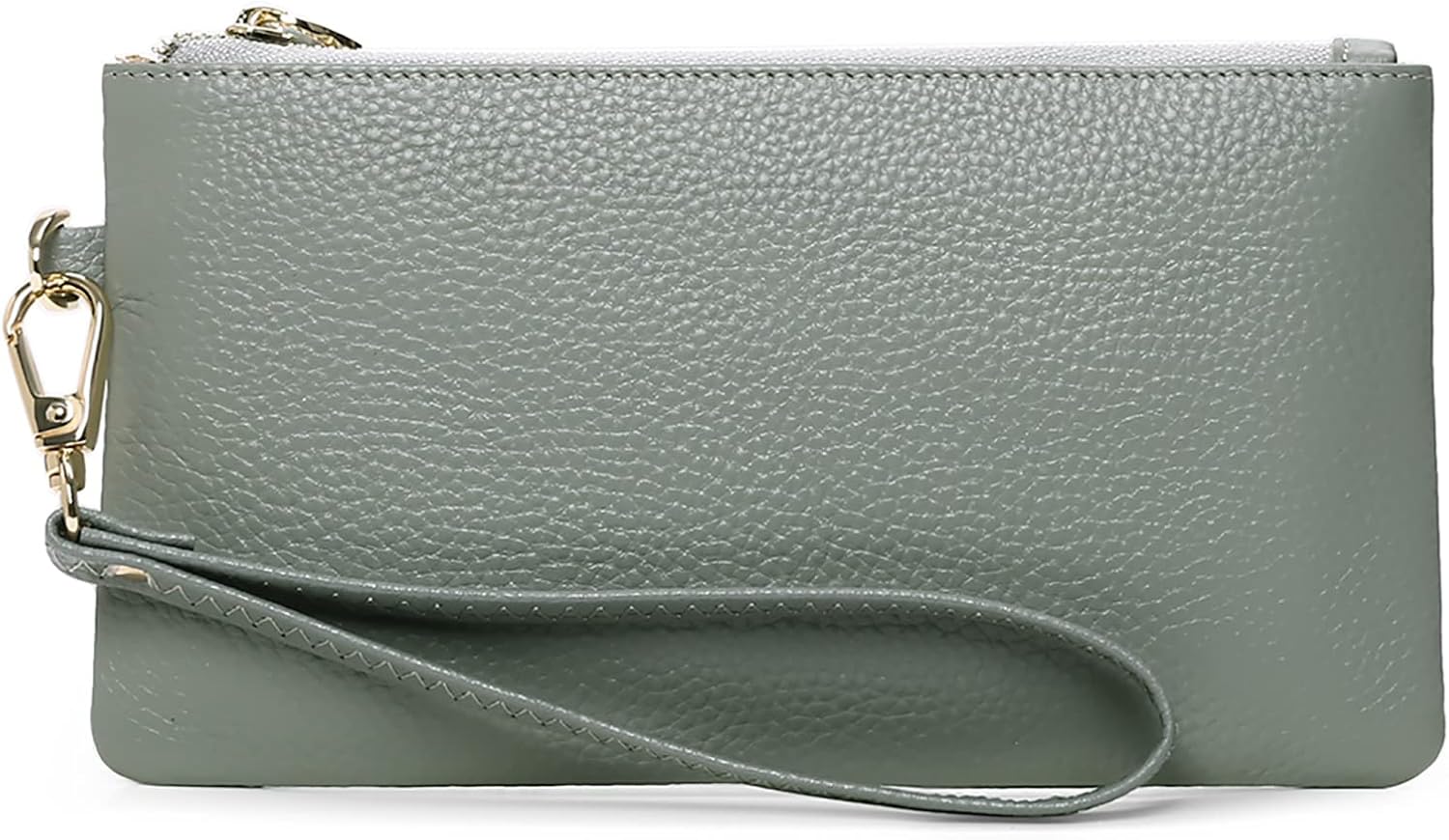 GOIACII Carteras para mujer, bloqueo RFID, ultradelgadas, cuero real, tarjetero de crédito