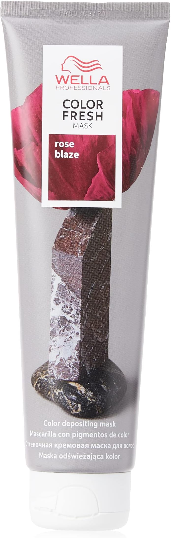 Wella Professional Color Fresh Mask | Temporary Color Refresh Treatment |Semi-Permanent Hair Dye | Wash Out Colour |150ml | Rose Blaze