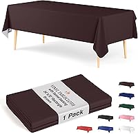 Vista 36 de Manteles de vinilo con reverso de franela, color sólido, calidad premium, impermeables.