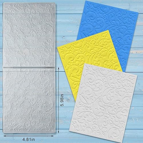 Miniatura 10 de ALIBBON Carpetas de plástico con puntos para hacer tarjetas, carpetas de relieve de fondo de puntos para álbumes de recortes, carpetas de plantillas