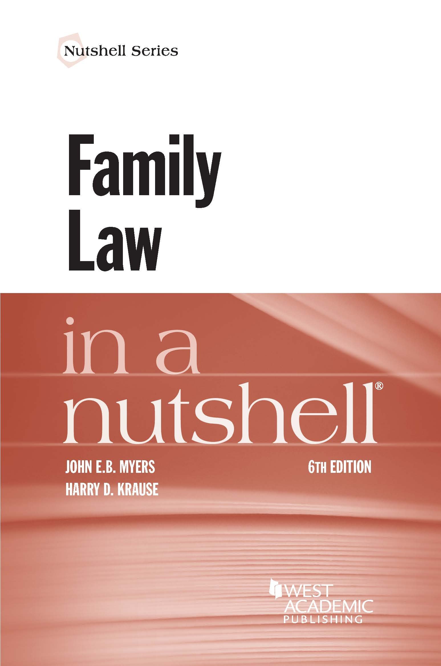 Family Law in a Nutshell (Nutshells)