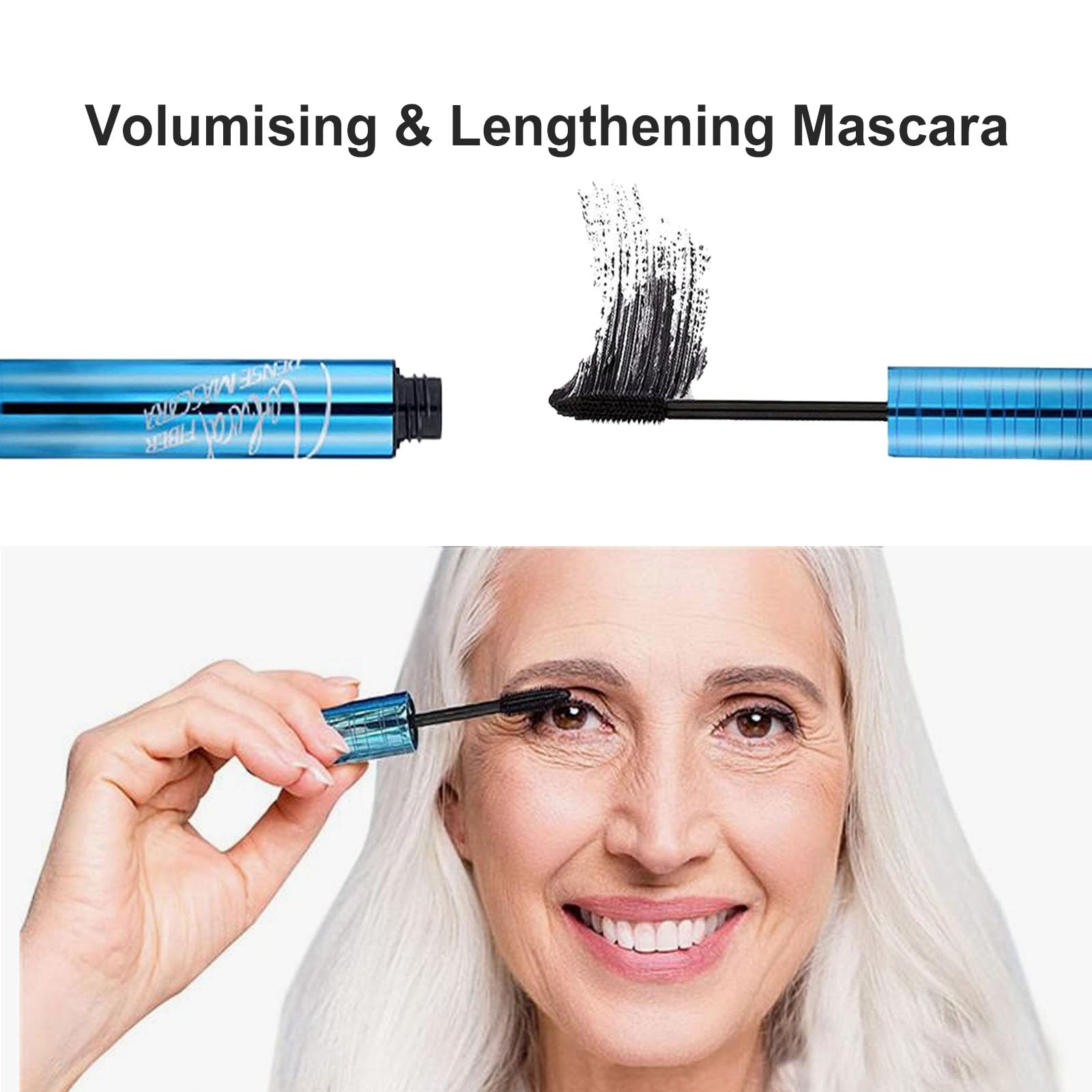 Black Mascara for Older Women Mascara for Mature Women & Sensitive Eyes - Image 2