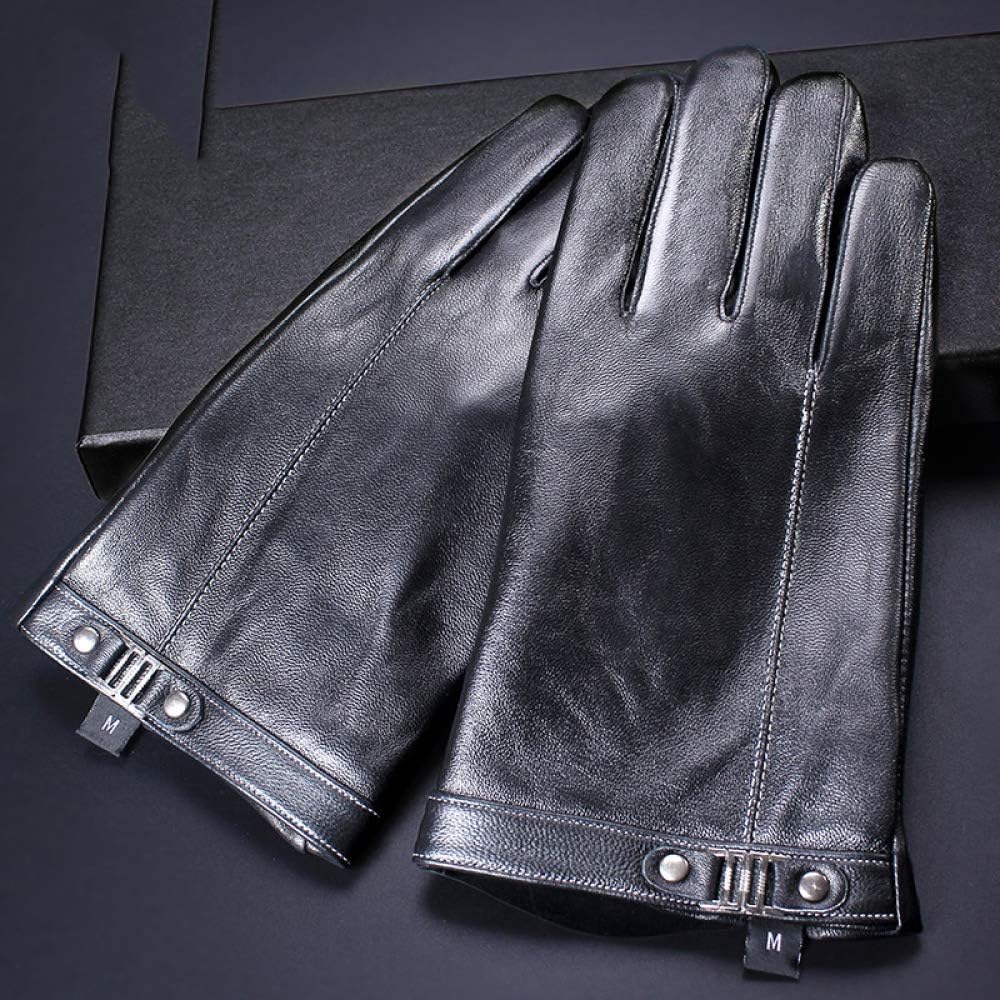 タッチスクリーンの手袋メンズシープスキンレザーグローブ秋冬暖かいタッチスクリーンフルフィンガー黒手袋 通信販売 Soul Hill タッチスクリーンの手袋メンズシープスキンレザーグローブ秋冬暖かいタッチスクリーンフルフィンガー黒手袋 通信販売 Soul Hill