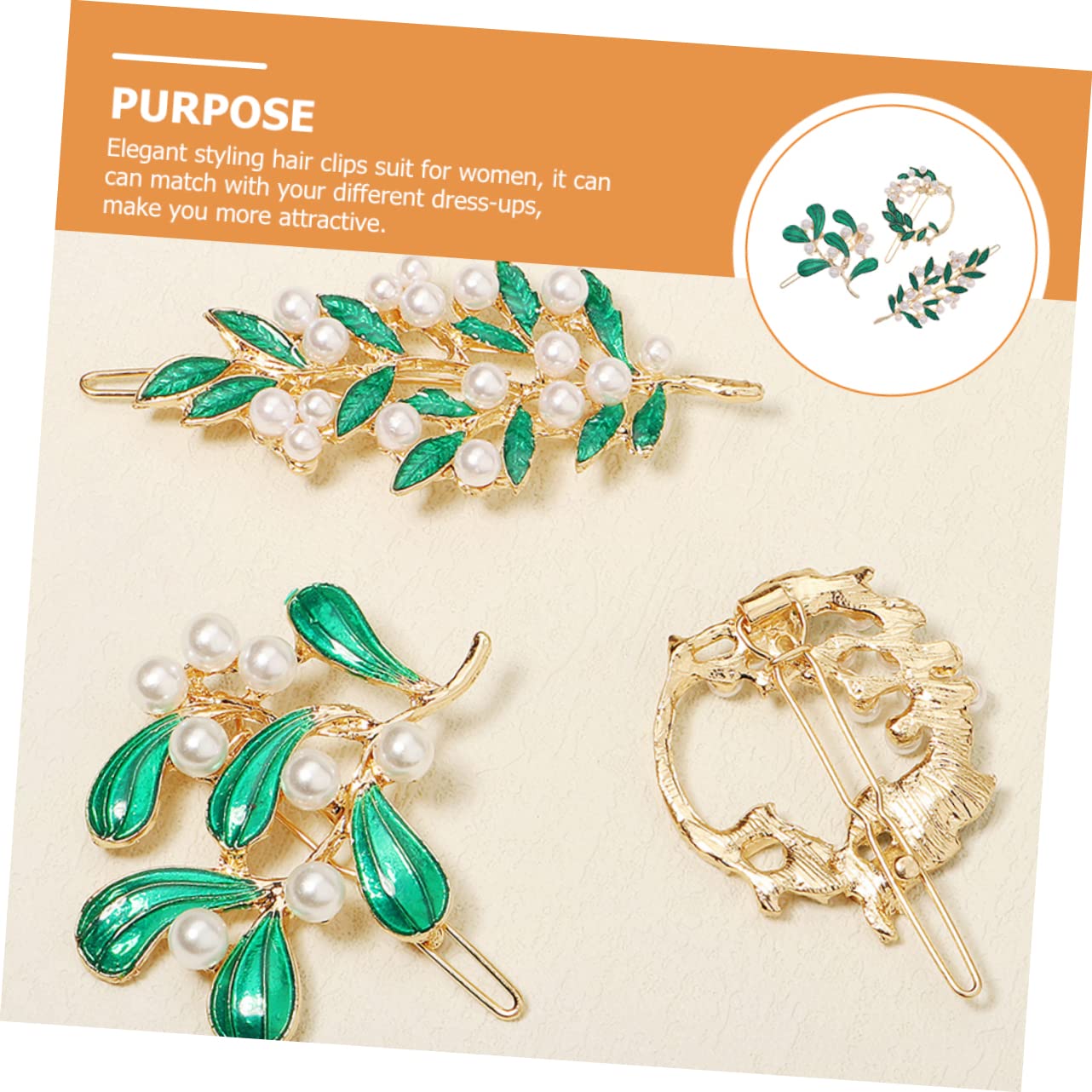 DOITOOL 12piezas De Perlas Para Mujeres y De Horquillas Elegantes Accesorios Cabello Para Bodas y